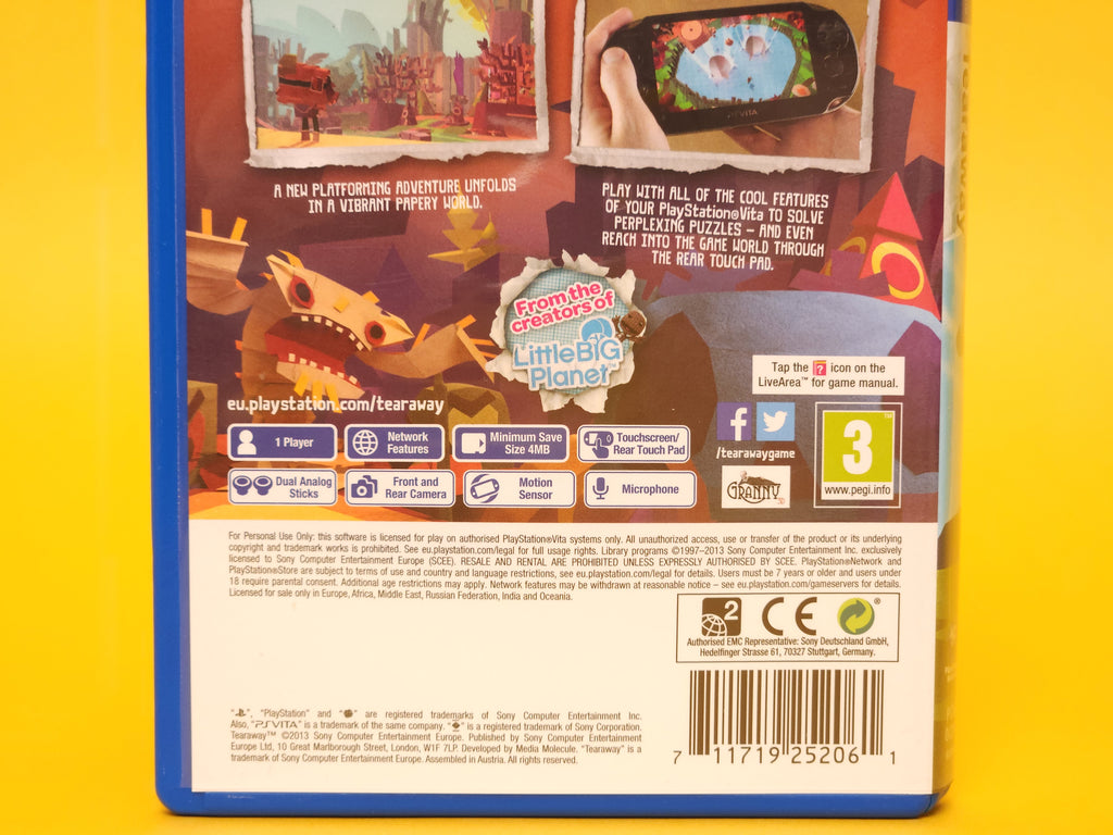 Tearaway – 2013 PlayStation Vita