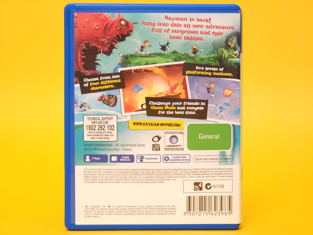 Rayman Origins – 2012 PlayStation Vita