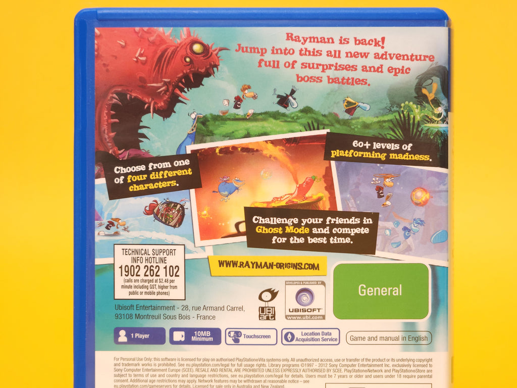 Rayman Origins – 2012 PlayStation Vita