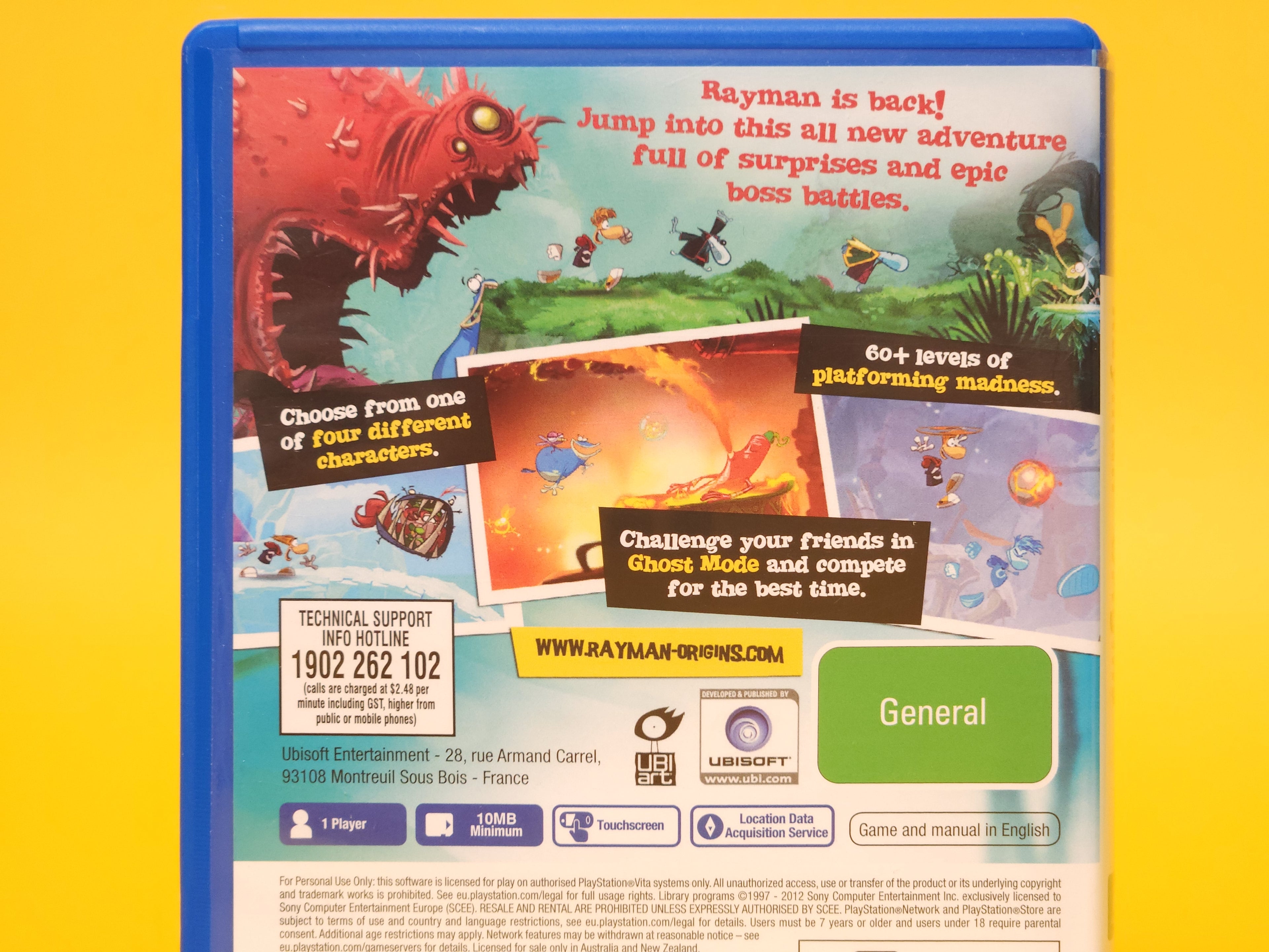 Rayman Origins – 2012 PlayStation Vita