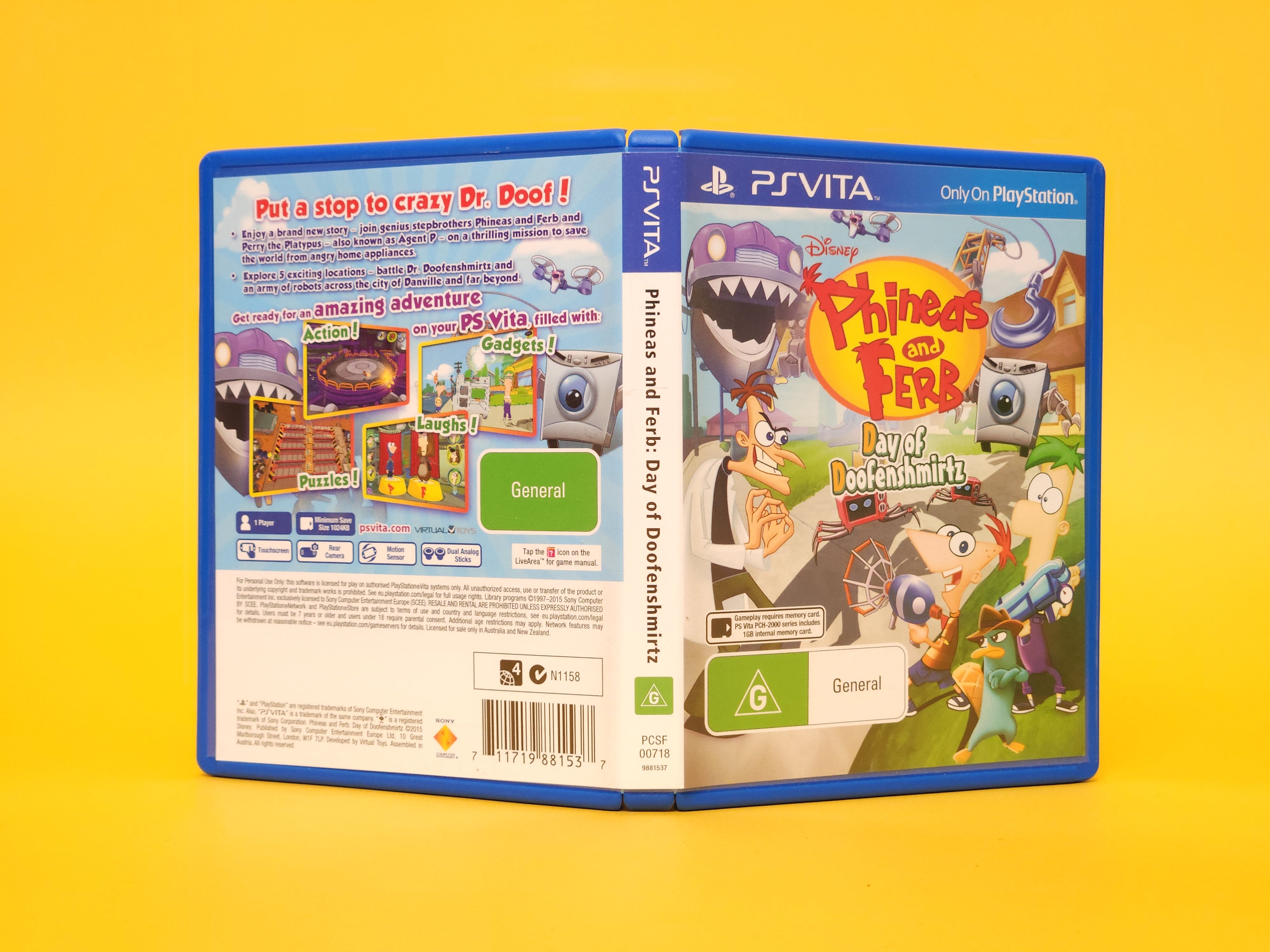 Phineas and Ferb: Day of Doofenshmirtz – 2015 PlayStation Vita