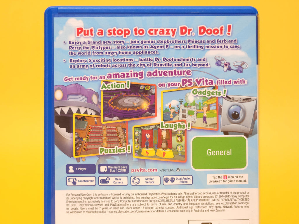 Phineas and Ferb: Day of Doofenshmirtz – 2015 PlayStation Vita