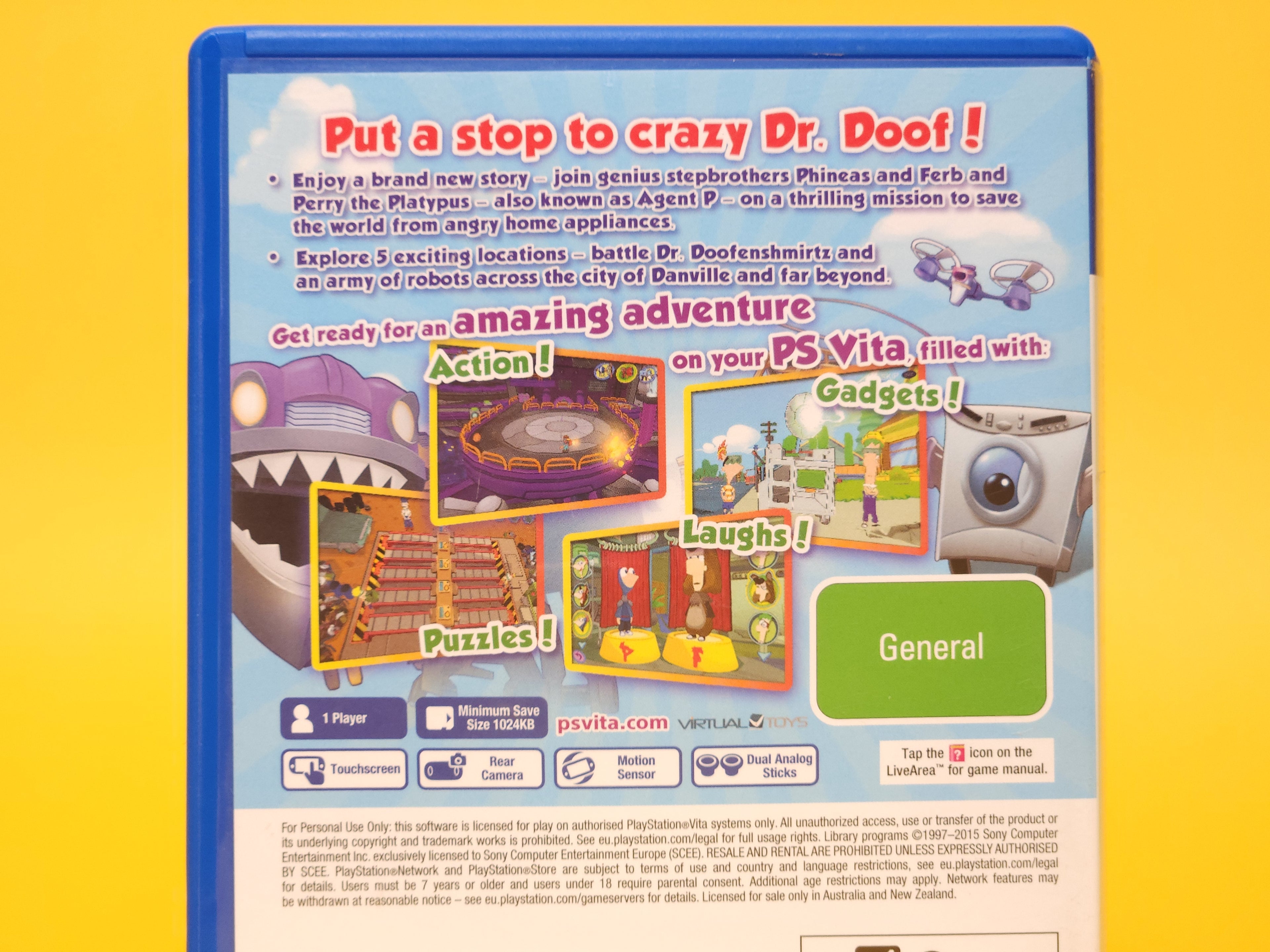 Phineas and Ferb: Day of Doofenshmirtz – 2015 PlayStation Vita