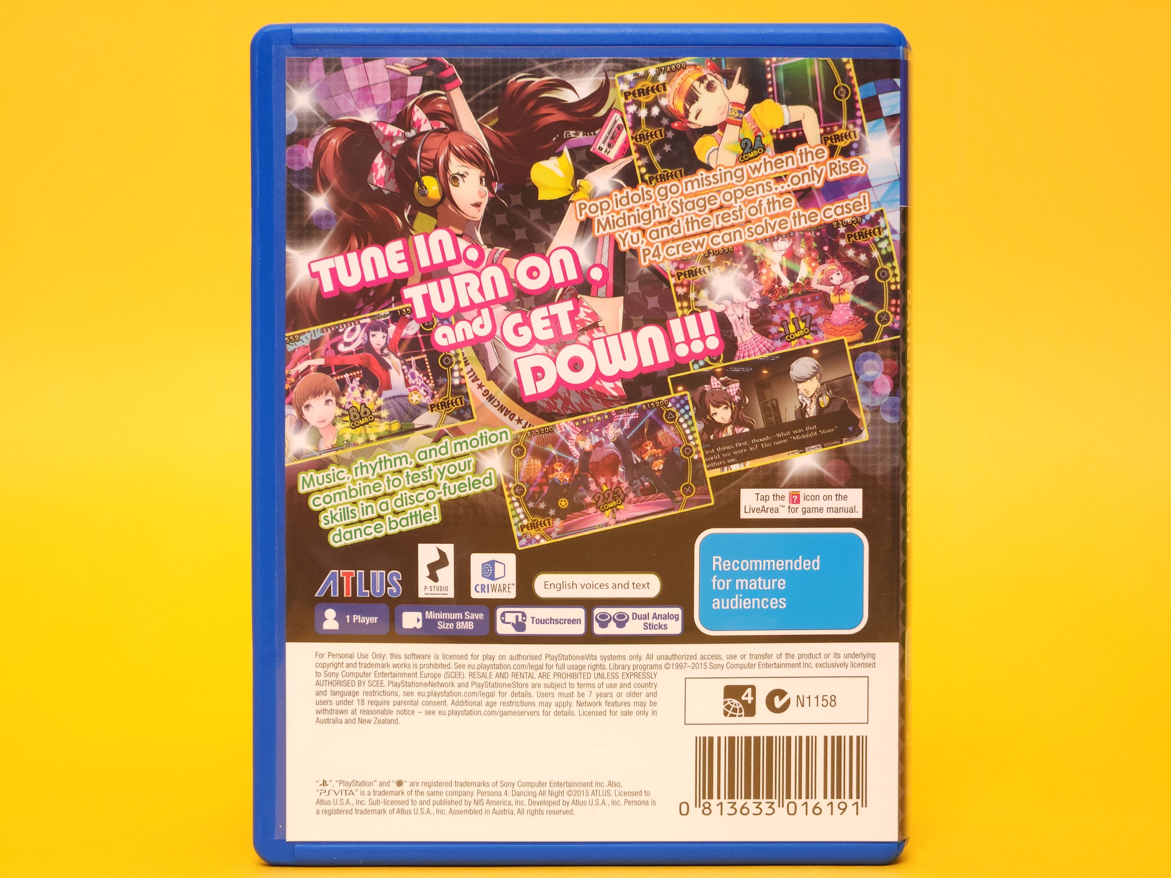 Persona 4: Dancing All Night – 2015 PlayStation Vita