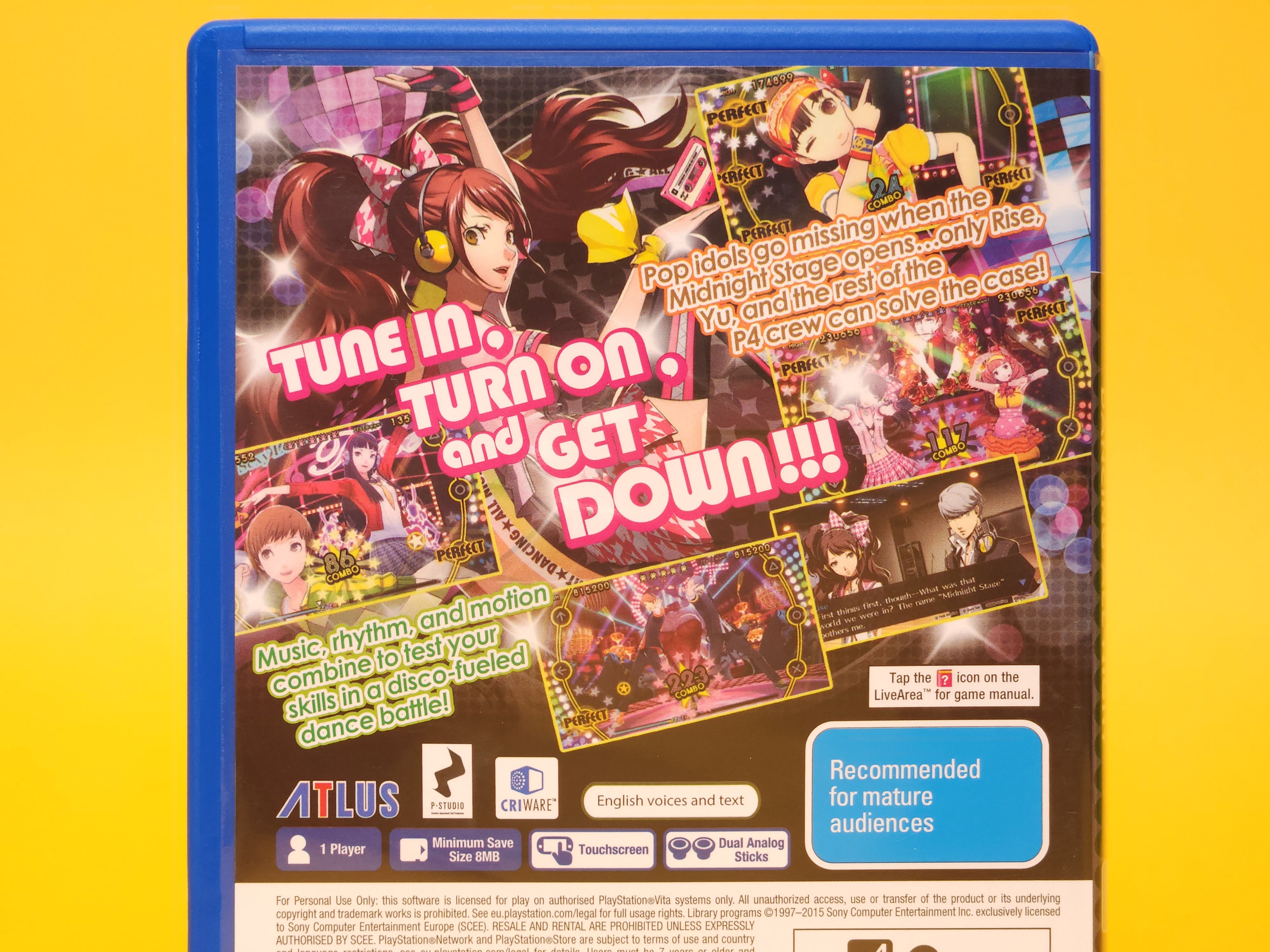 Persona 4: Dancing All Night – 2015 PlayStation Vita