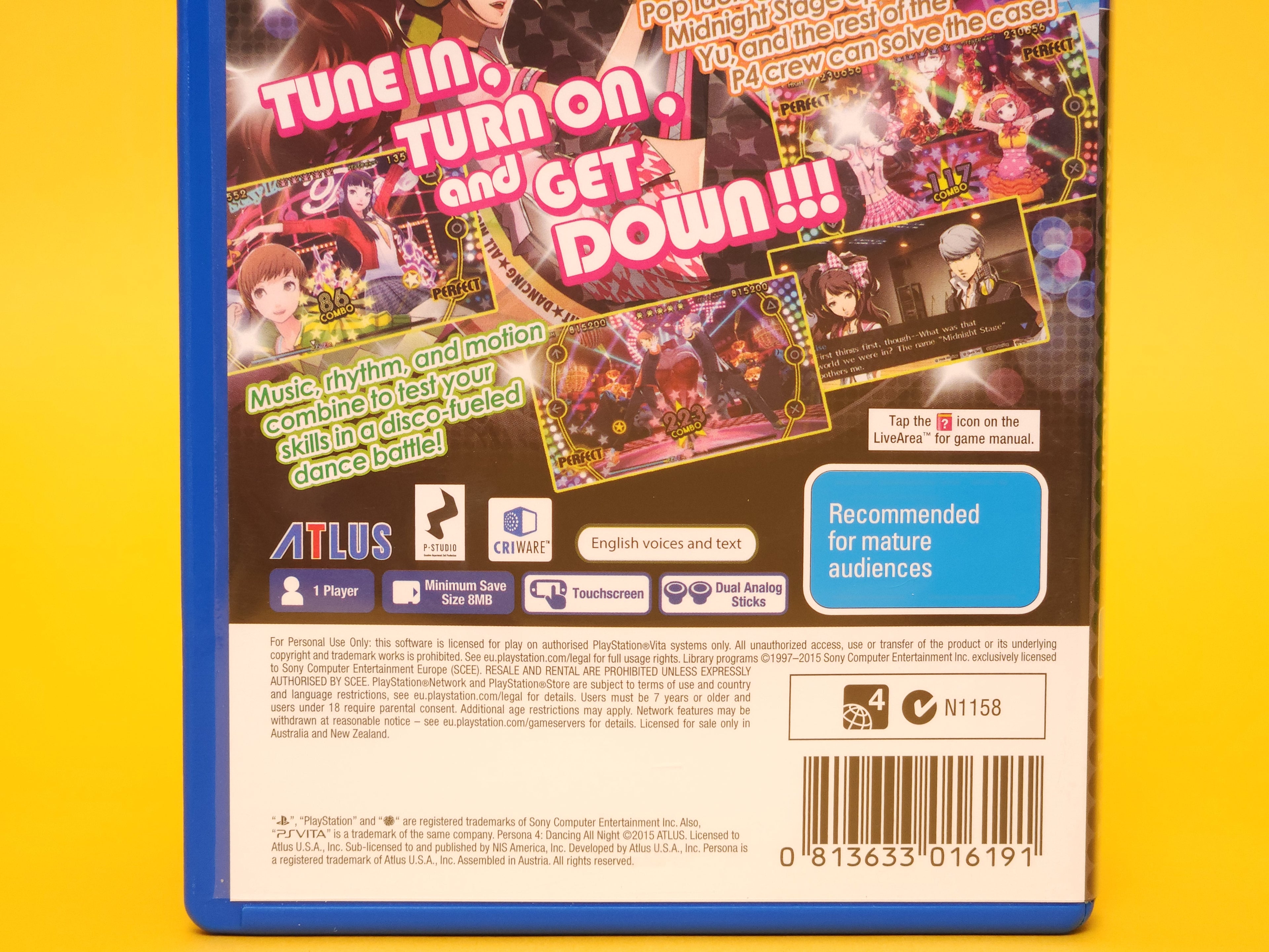 Persona 4: Dancing All Night – 2015 PlayStation Vita