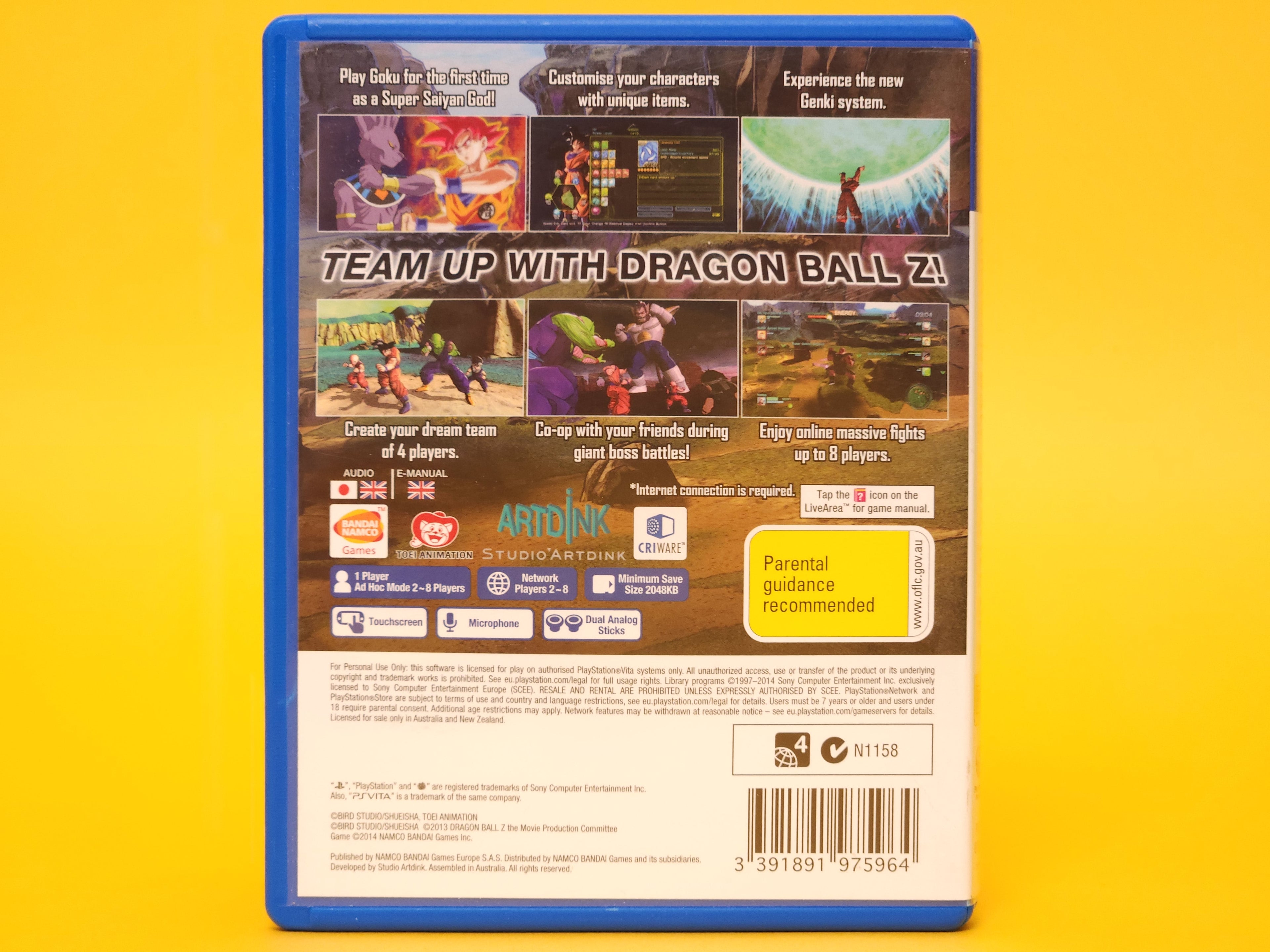 Dragon Ball Z: Battle of Z – 2014 PlayStation Vita