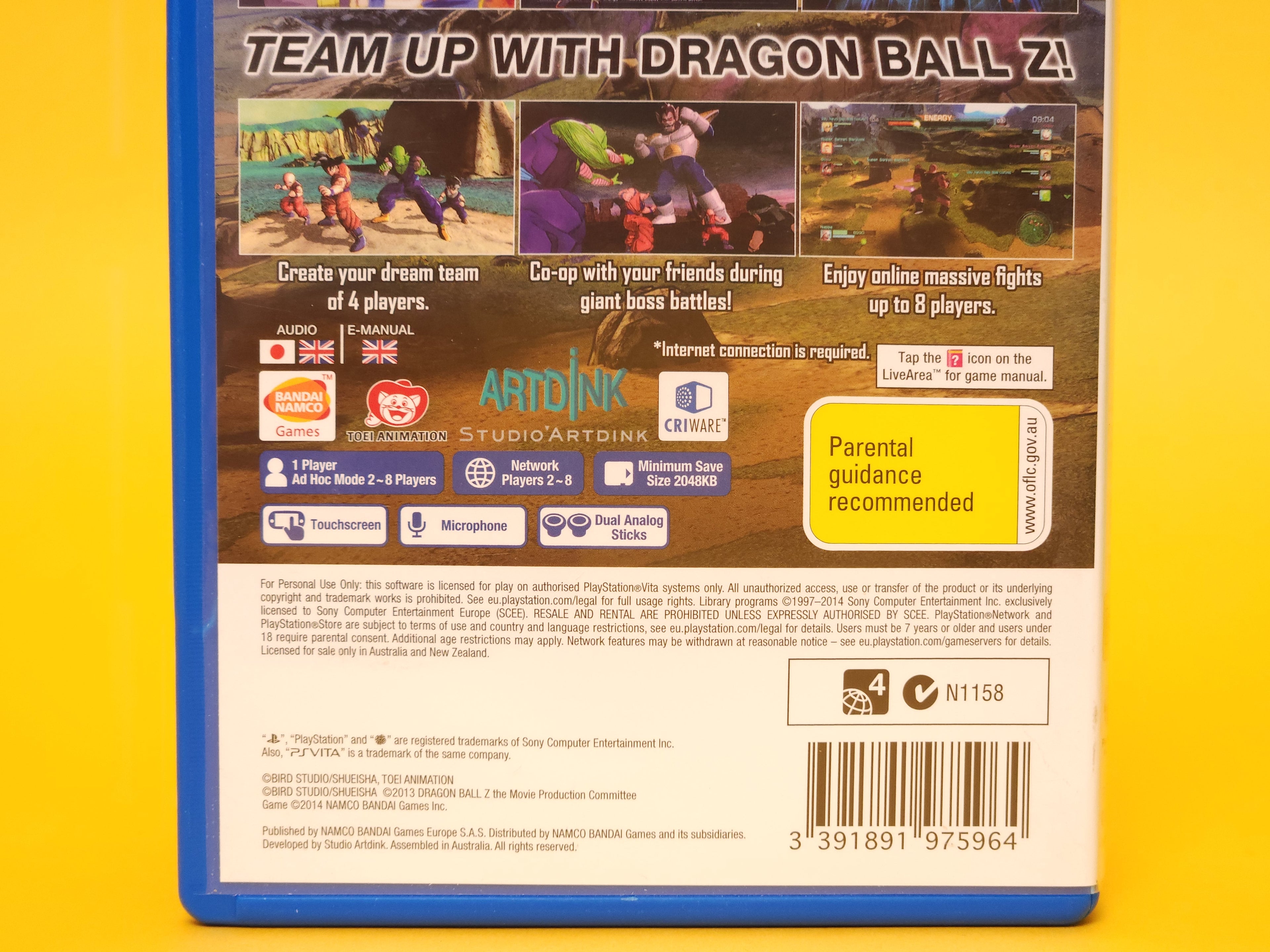 Dragon Ball Z: Battle of Z – 2014 PlayStation Vita