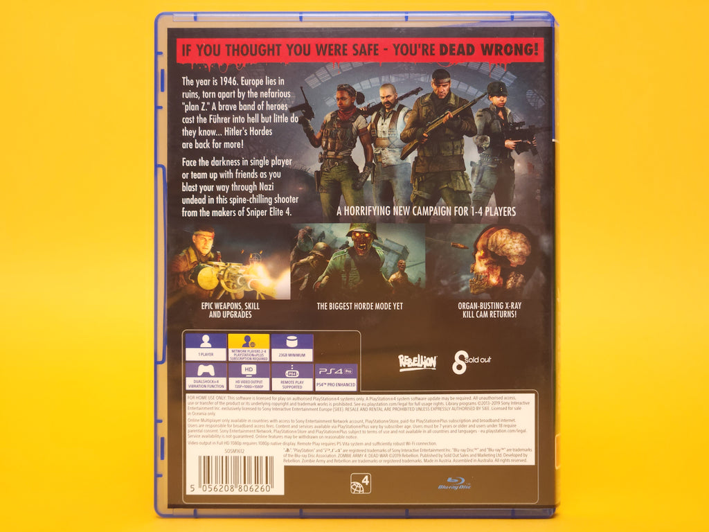 Zombie Army 4: Dead War – 2020 PlayStation 4