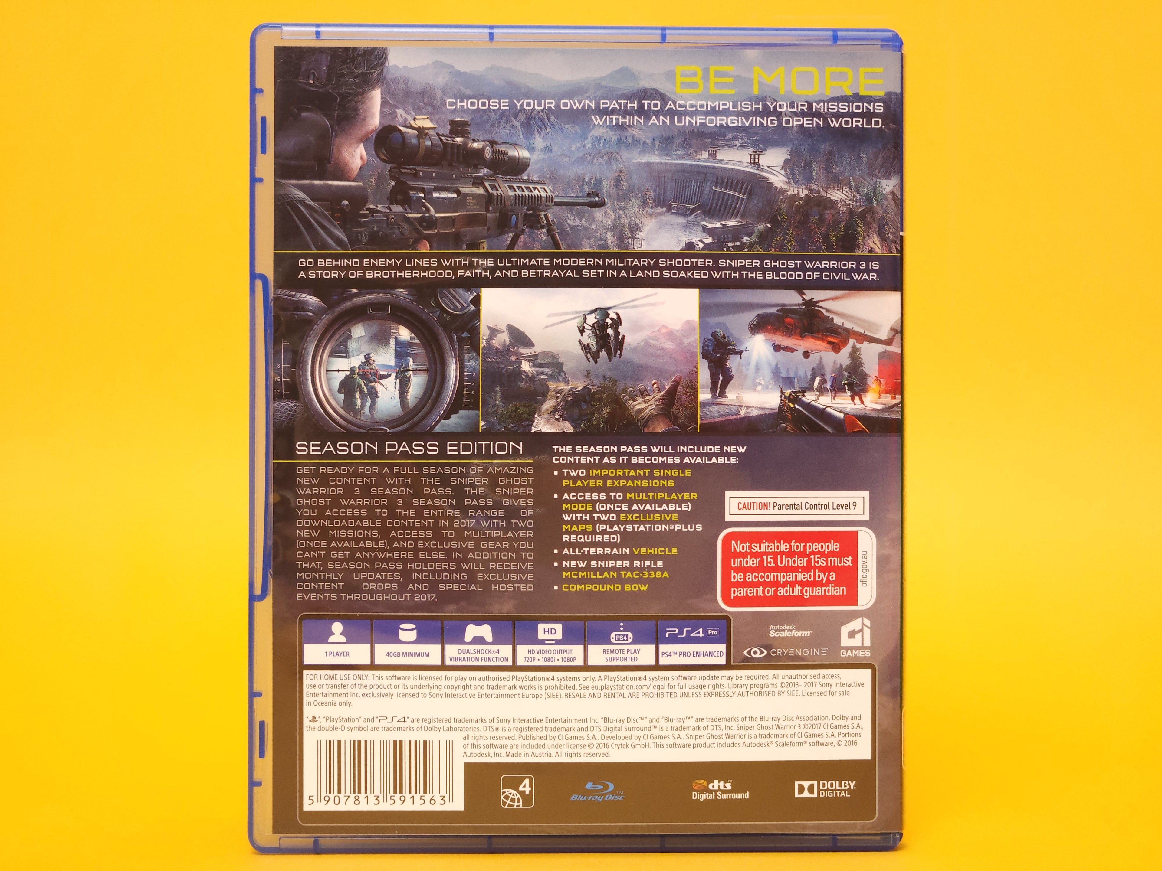 Sniper: Ghost Warrior 3: Season Pass Edition – 2017 PlayStation 4