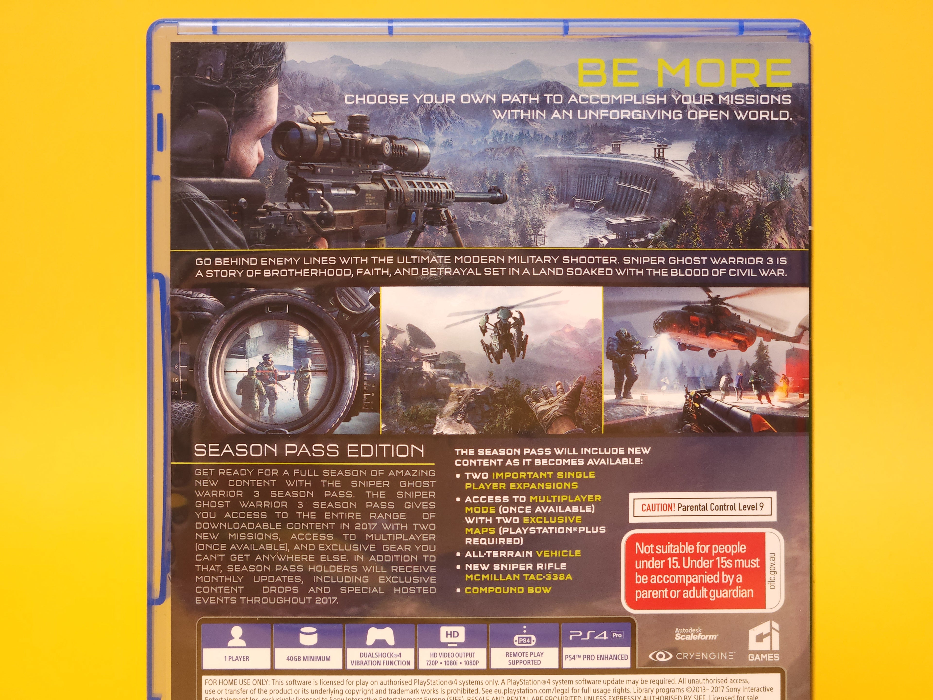 Sniper: Ghost Warrior 3: Season Pass Edition – 2017 PlayStation 4