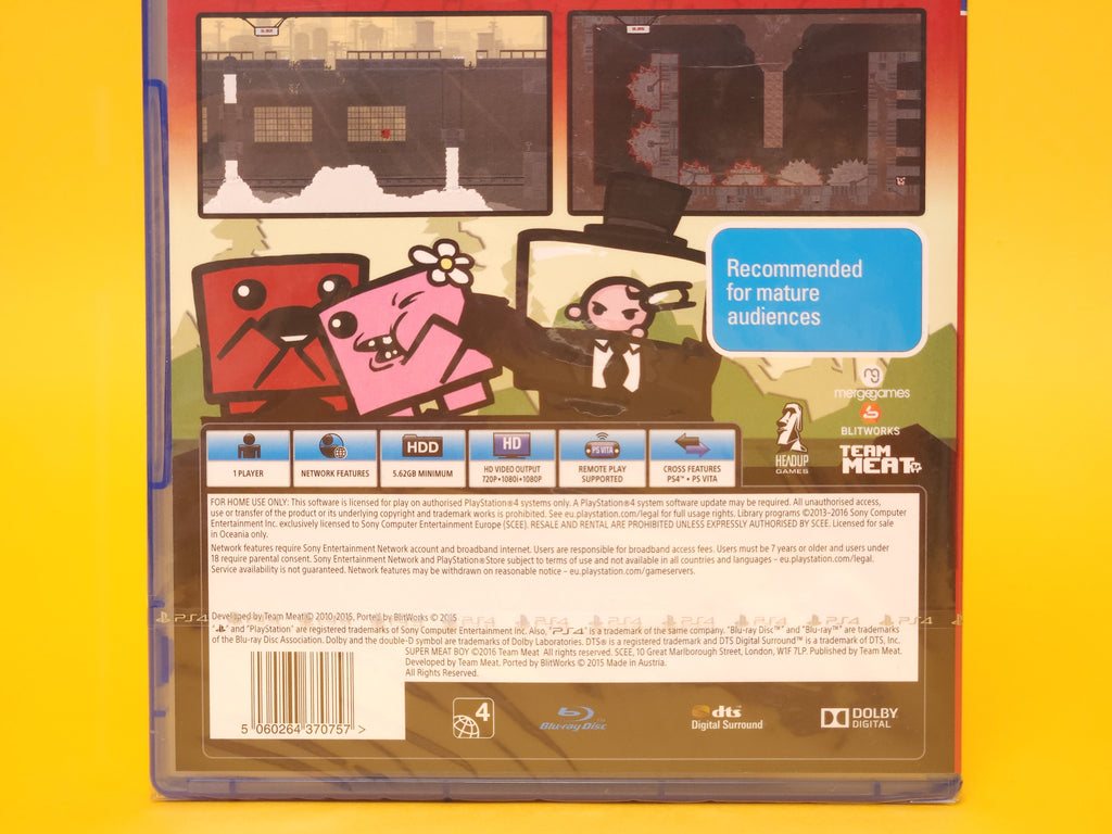 Super Meat Boy – 2015 PlayStation 4