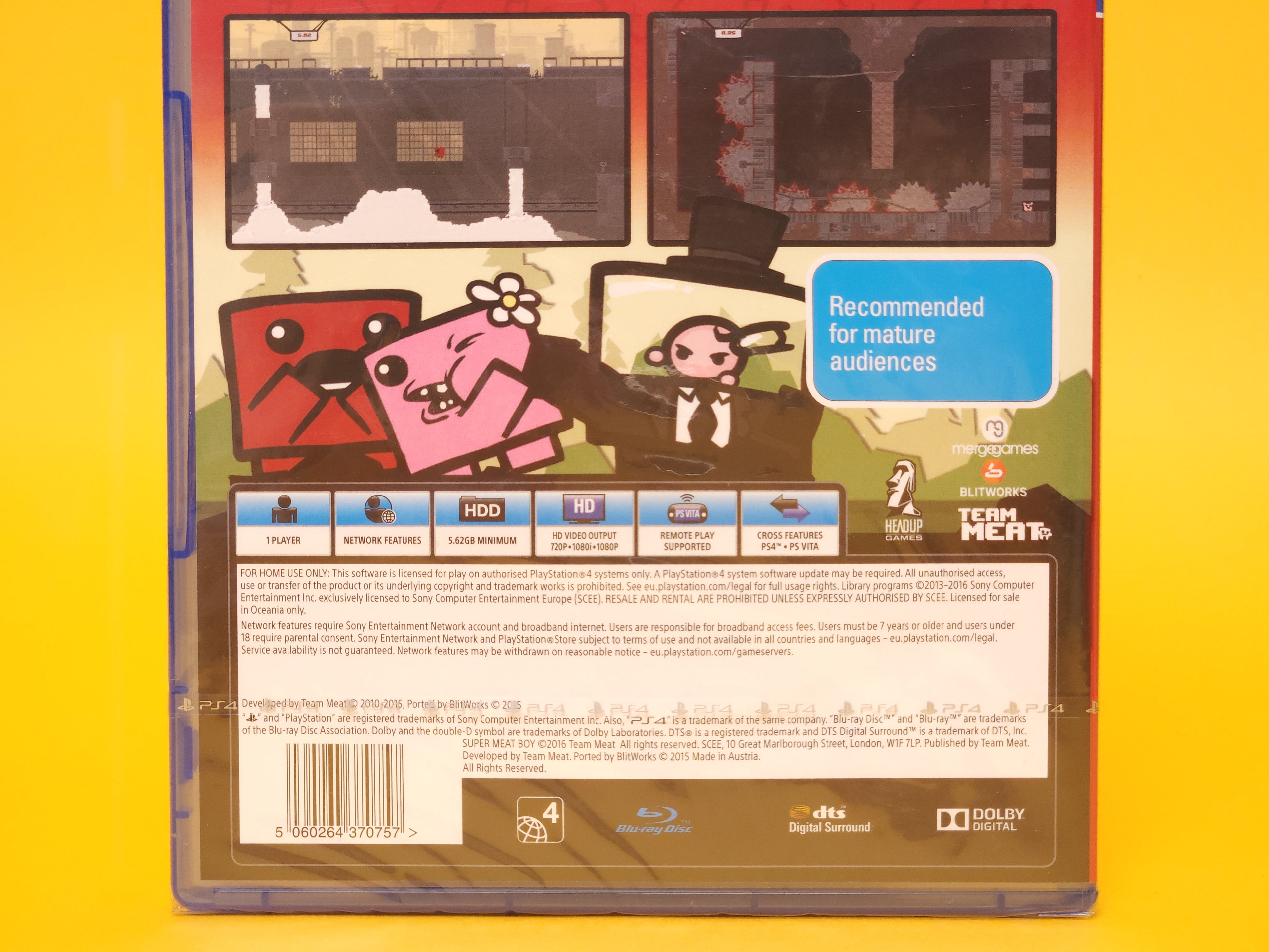 Super Meat Boy – 2015 PlayStation 4