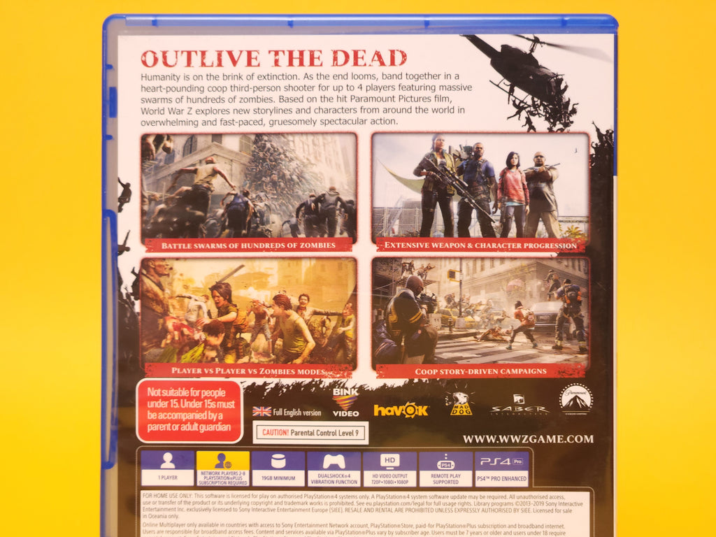 World War Z – 2019 PlayStation 4