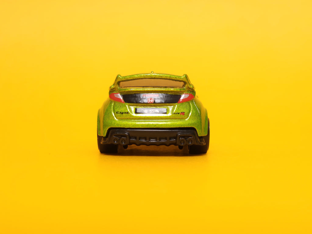2016 Honda Civic Type R: Metalflake Energy Green – 2024 Mattel Hot Wheels Basic