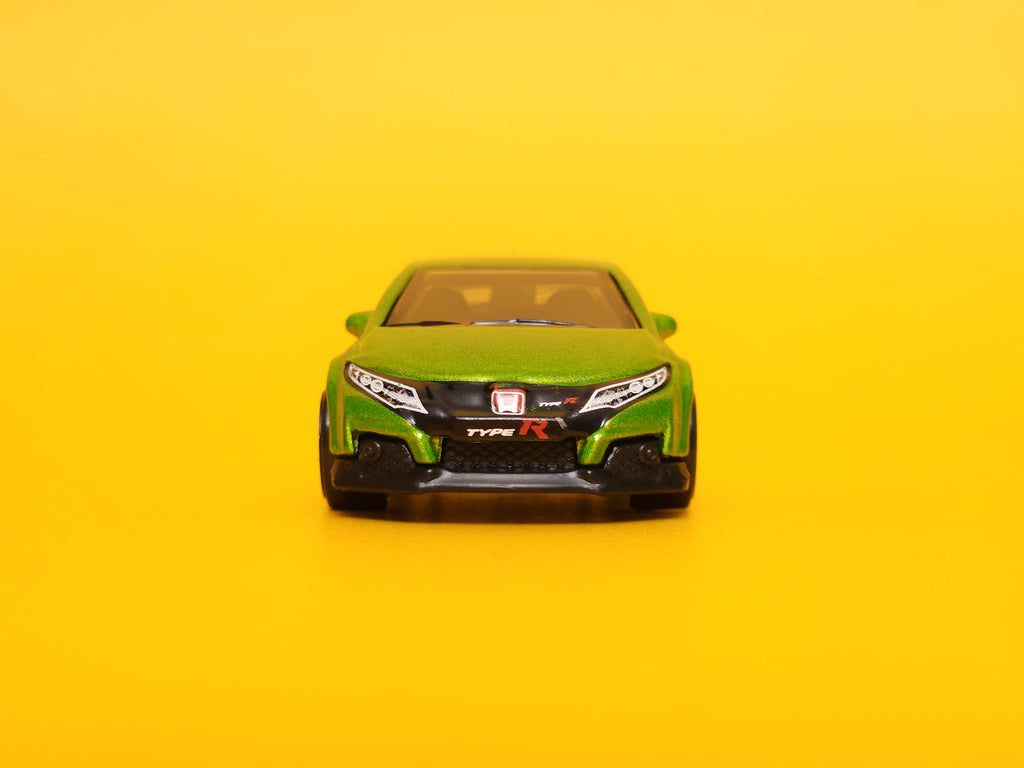 2016 Honda Civic Type R: Metalflake Energy Green – 2024 Mattel Hot Wheels Basic