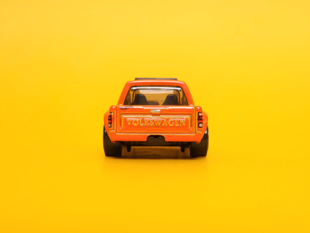 Volkswagen Caddy: Orange – 2015 Mattel Hot Wheels Basic 1st Edition