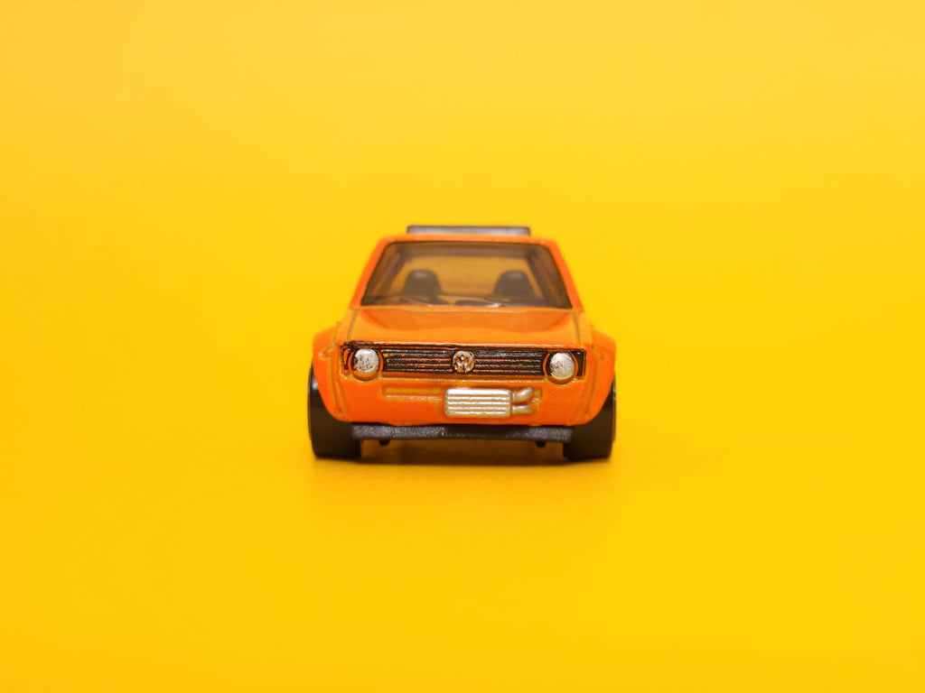 Volkswagen Caddy: Orange – 2015 Mattel Hot Wheels Basic 1st Edition