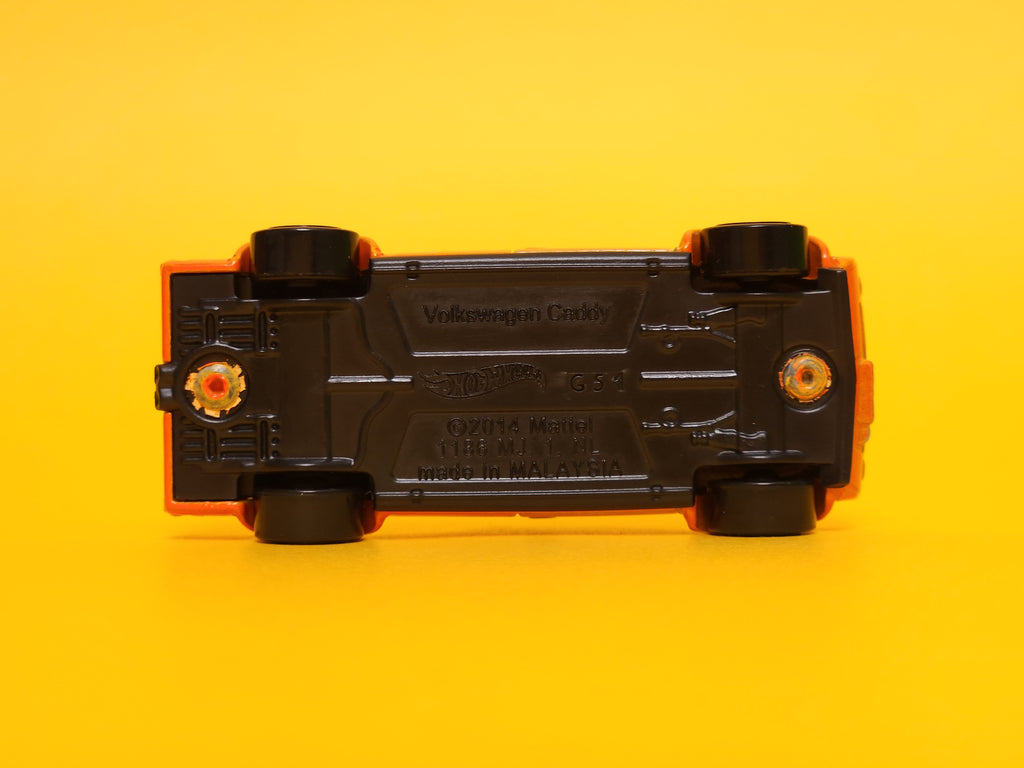 Volkswagen Caddy: Orange – 2015 Mattel Hot Wheels Basic 1st Edition