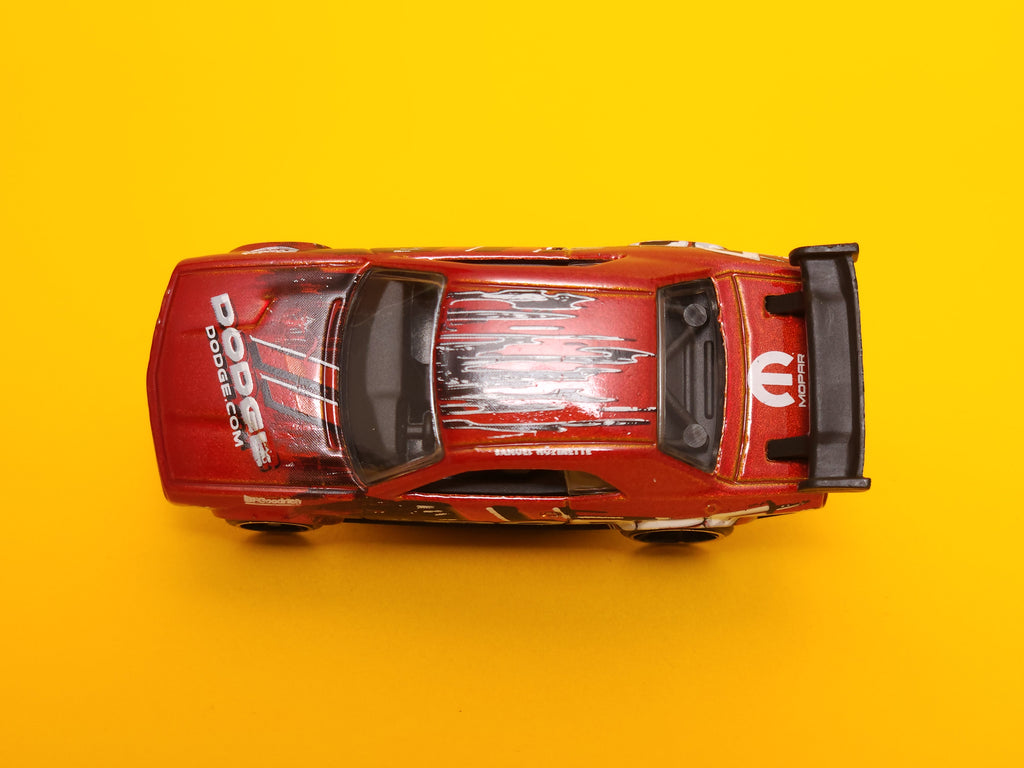 Dodge Challenger Drift Car: Metallic Dark Red – 2011 Mattel Hot Wheels Basic 1st Edition