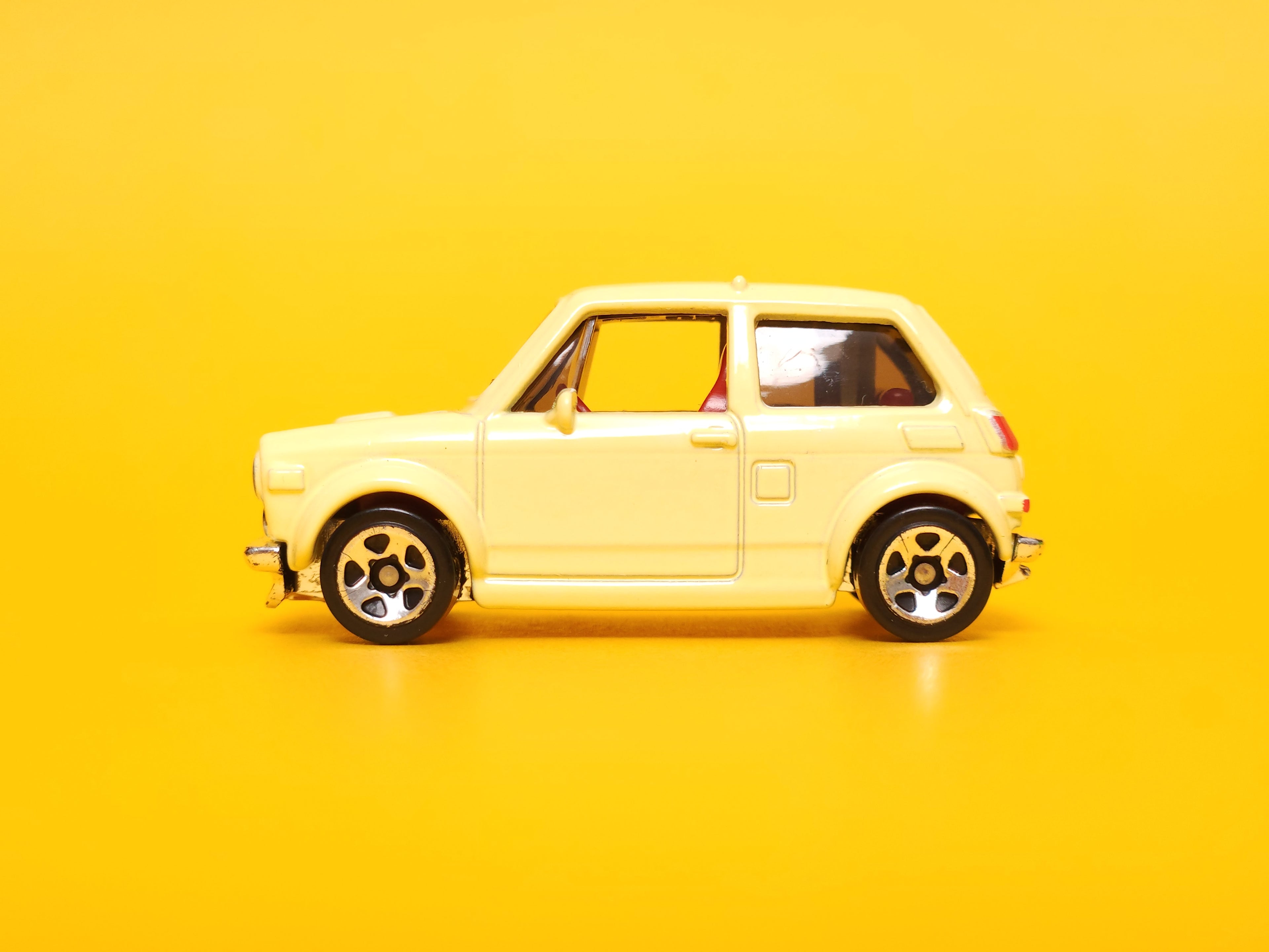 Custom '70 Honda N600: Cream Yellow – 2021 Mattel Hot Wheels Basic 1st Edition