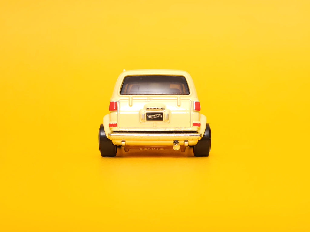 Custom '70 Honda N600: Cream Yellow – 2021 Mattel Hot Wheels Basic 1st Edition