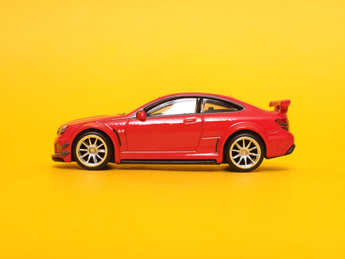 2012 Mercedes-Benz C 63 AMG Coupe Black Series: Fire Opal – 2022 Mattel Hot Wheels Premium 1st Edition