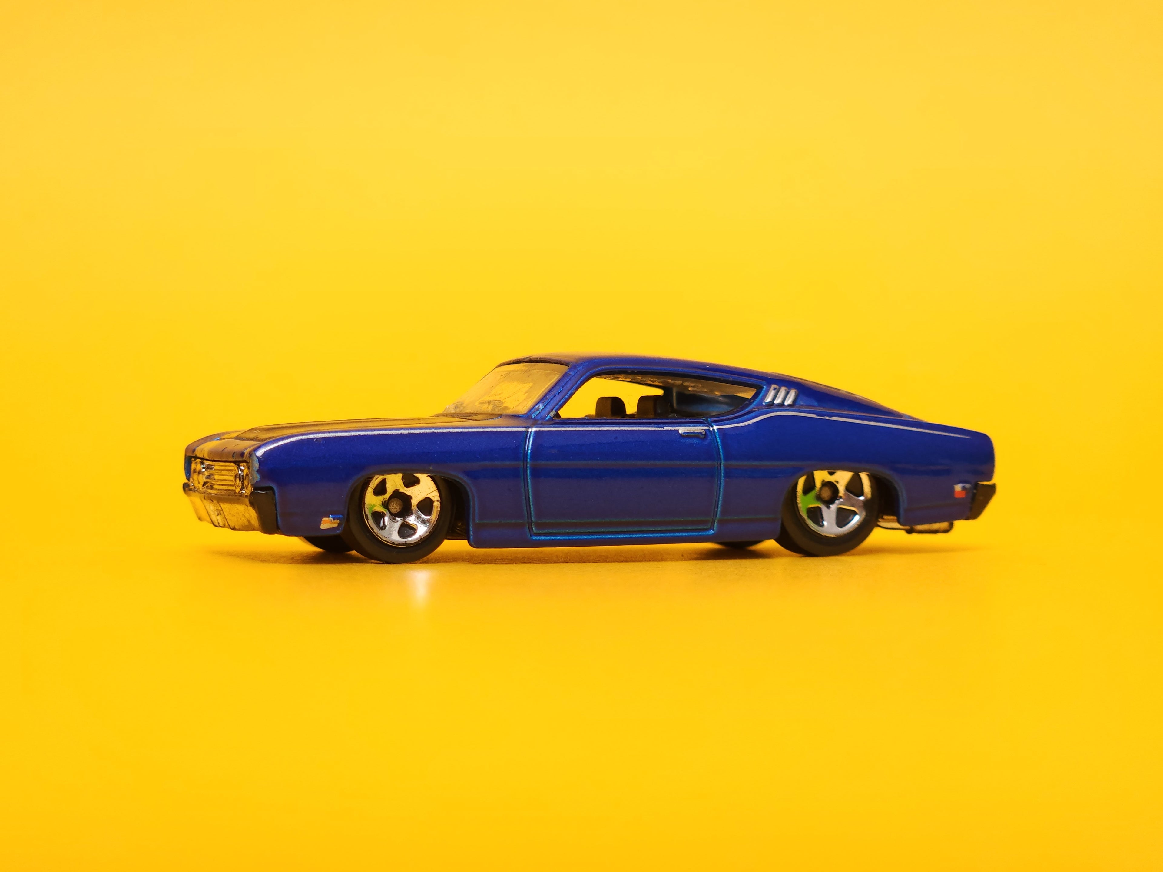 '69 Ford Torino Talladega: Dark Blue – 2008 Mattel Hot Wheels Basic 1st Edition