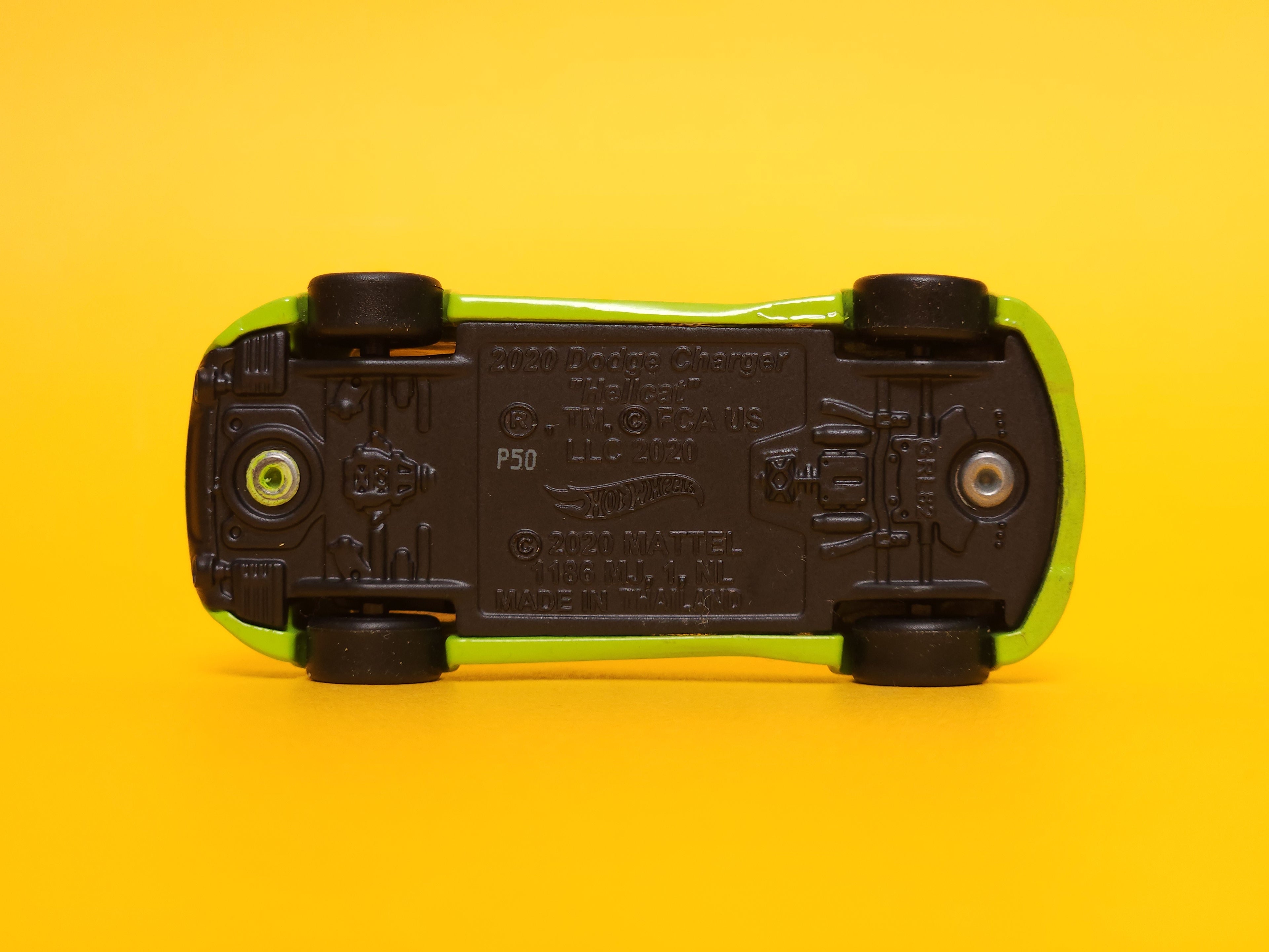 '20 Dodge Charger Hellcat: Acid Green – 2022 Mattel Hot Wheels Premium