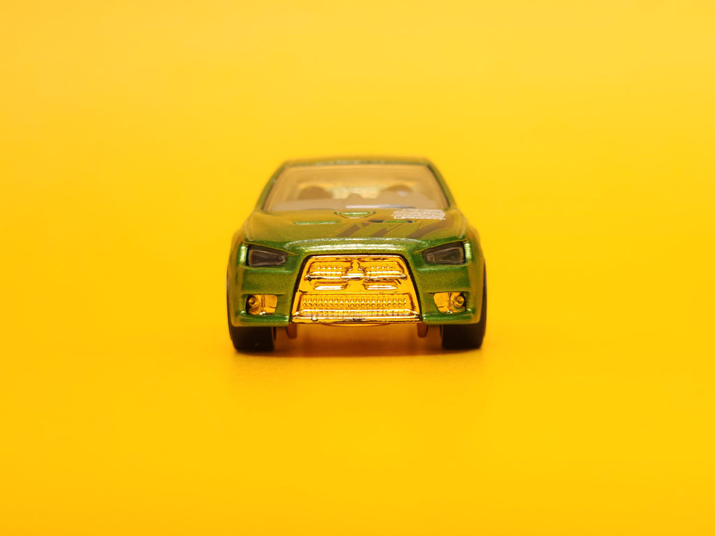 2008 Lancer Evolution: Metallic Green – 2010 Mattel Hot Wheels Basic