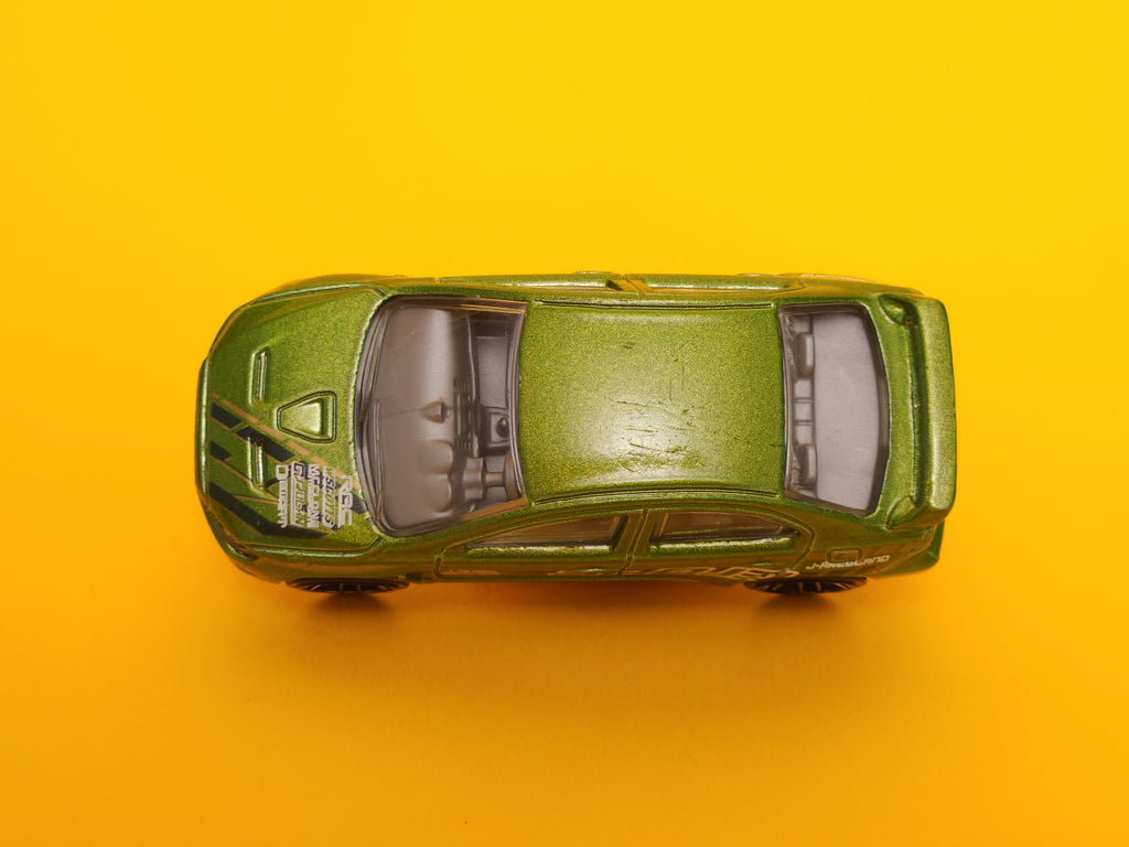 2008 Lancer Evolution: Metallic Green – 2010 Mattel Hot Wheels Basic