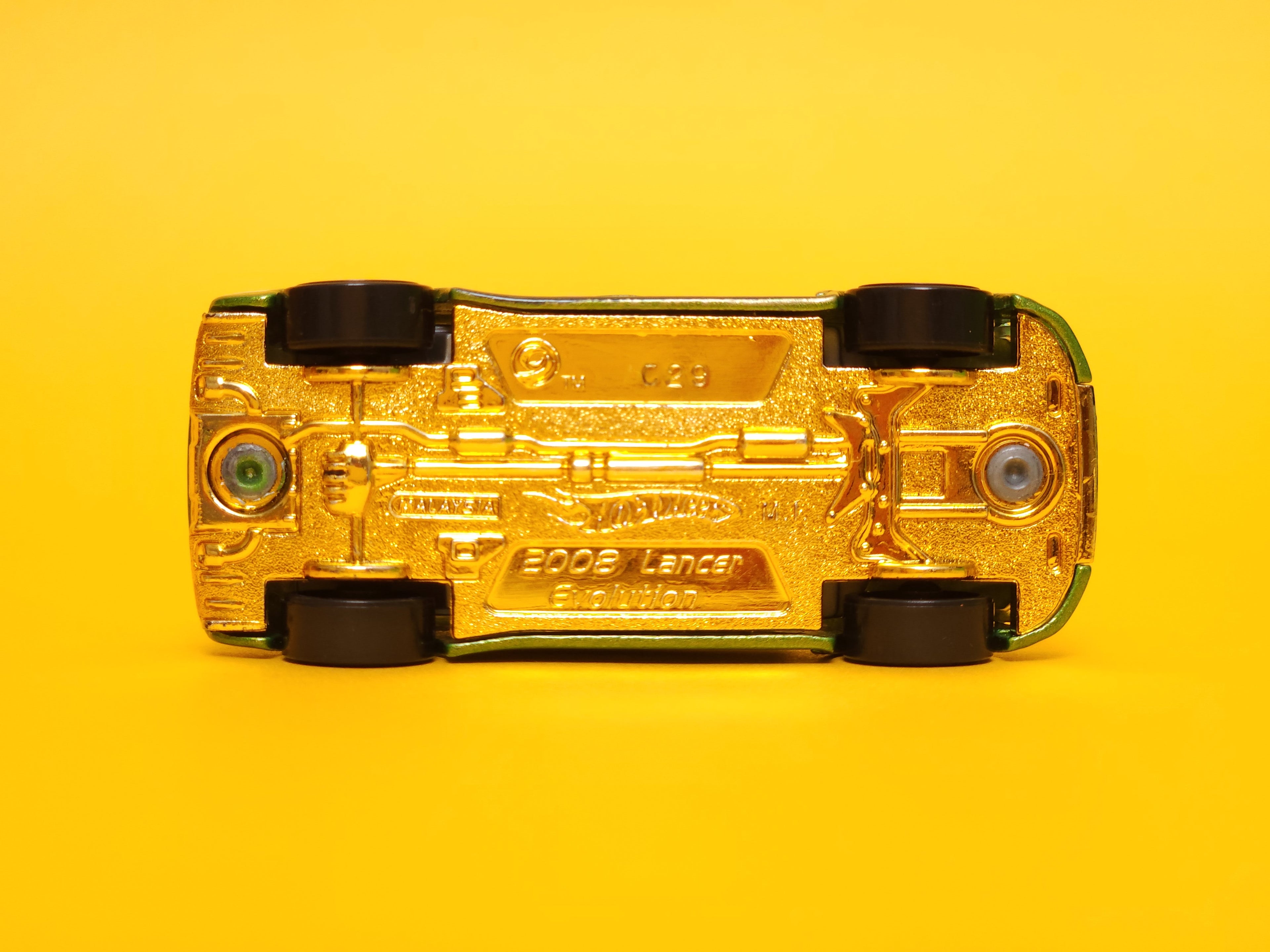 2008 Lancer Evolution: Metallic Green – 2010 Mattel Hot Wheels Basic