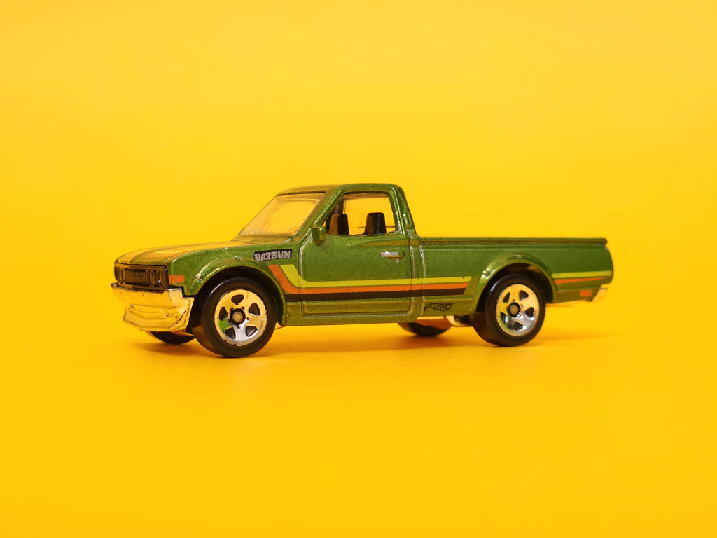 Datsun 620: Metalflake Green – 2015 Mattel Hot Wheels Basic
