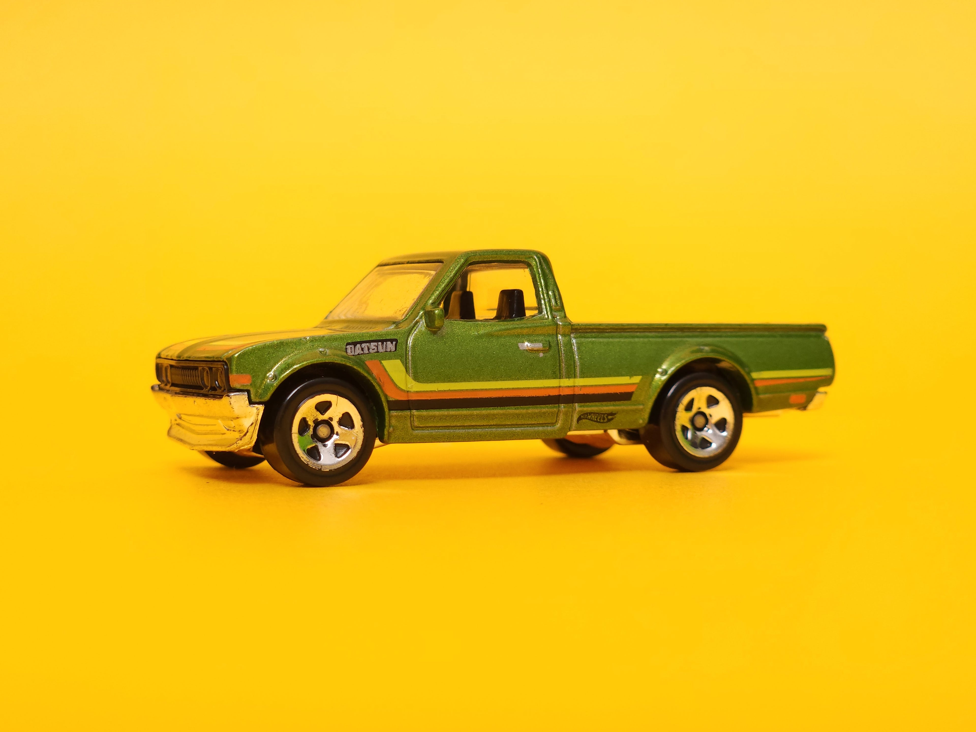 Datsun 620: Metalflake Green – 2015 Mattel Hot Wheels Basic