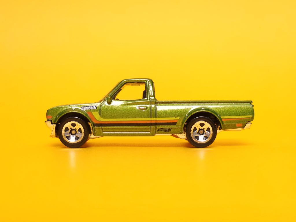 Datsun 620: Metalflake Green – 2015 Mattel Hot Wheels Basic