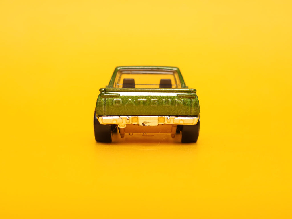 Datsun 620: Metalflake Green – 2015 Mattel Hot Wheels Basic