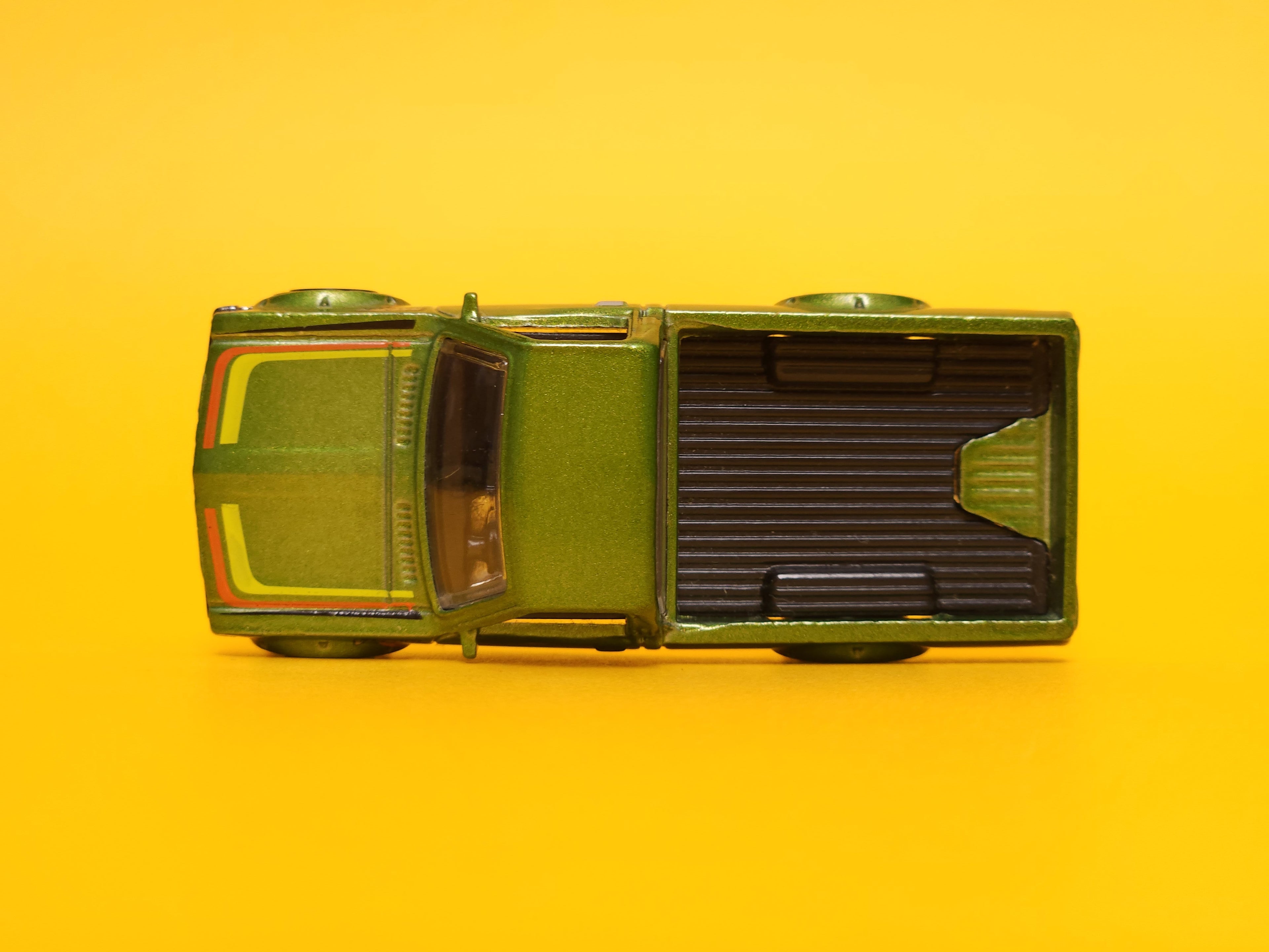 Datsun 620: Metalflake Green – 2015 Mattel Hot Wheels Basic