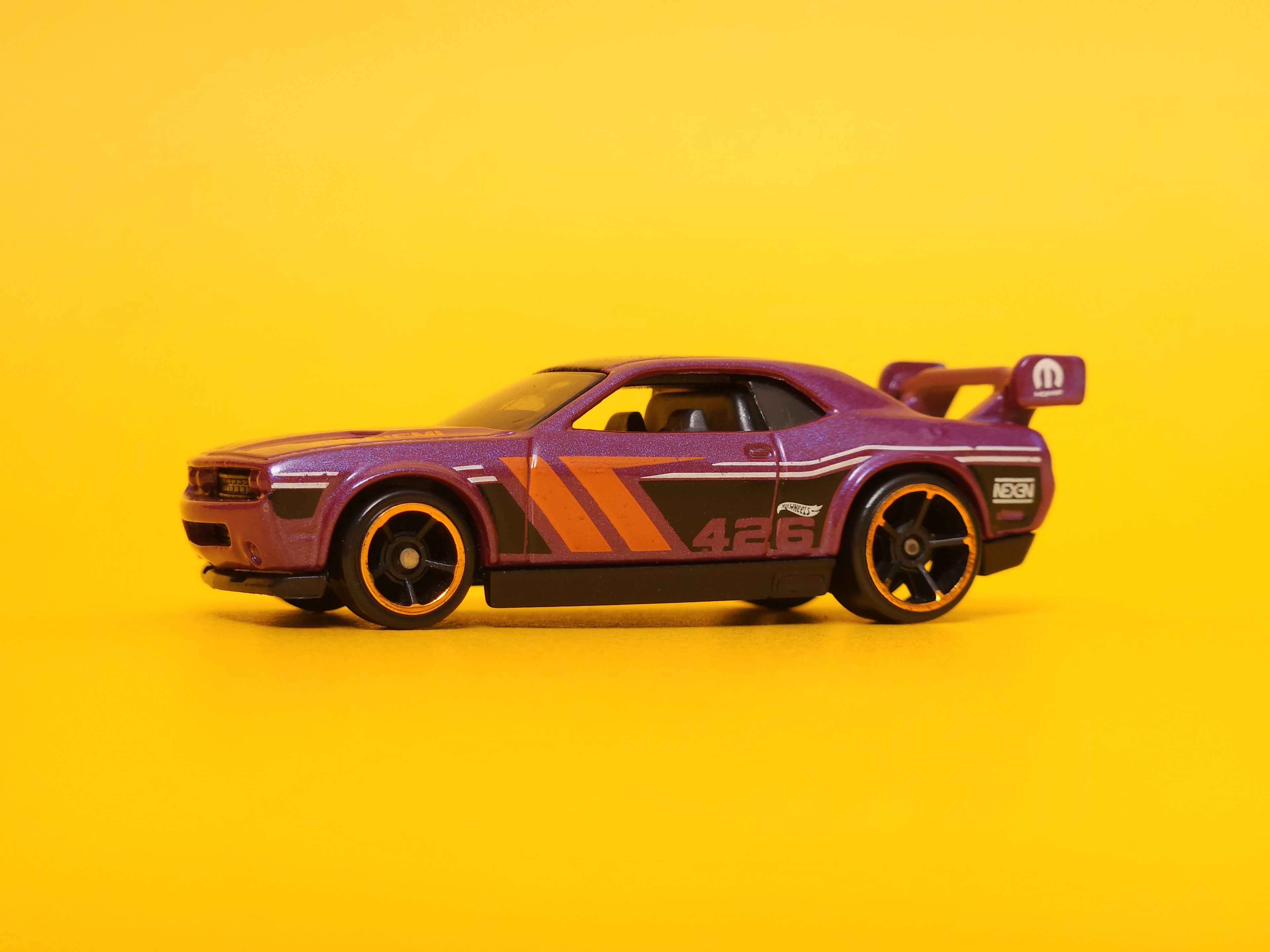 Dodge Challenger Drift Car: Violet Pearl – 2019 Mattel Hot Wheels Basic