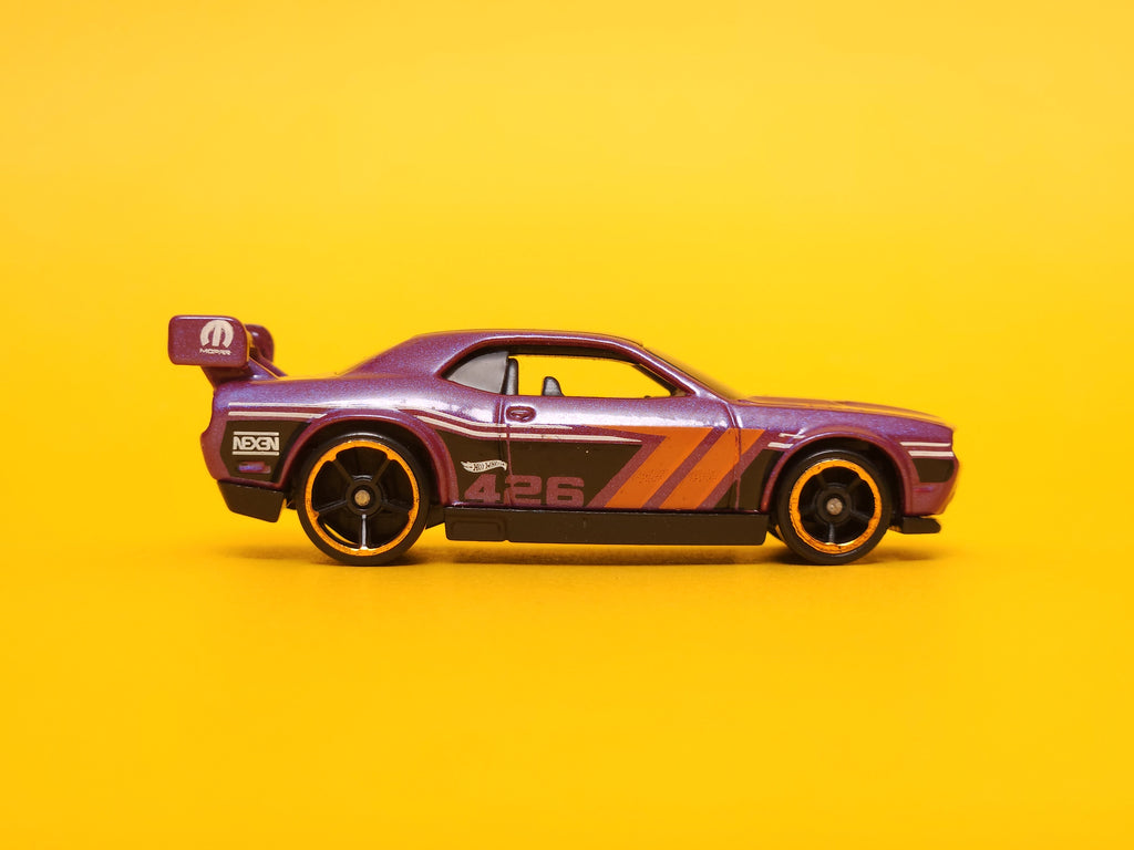 Dodge Challenger Drift Car: Violet Pearl – 2019 Mattel Hot Wheels Basic