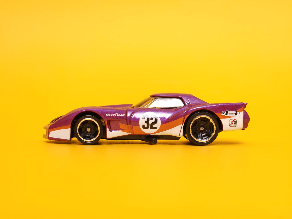 '76 Greenwood Corvette: Metalflake Plum – 2024 Mattel Hot Wheels Basic