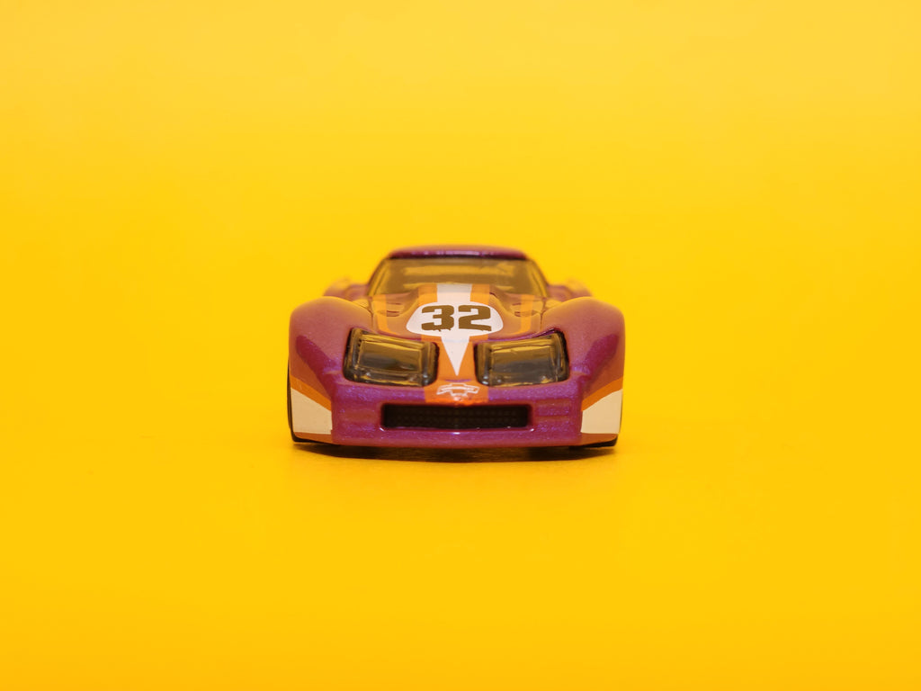 '76 Greenwood Corvette: Metalflake Plum – 2024 Mattel Hot Wheels Basic