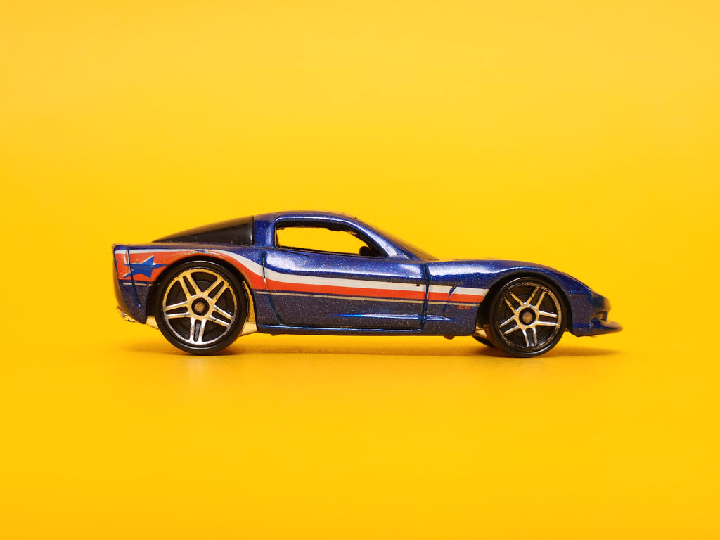 C6 Corvette: Metallic Dark Blue – 2008 Mattel Hot Wheels Basic