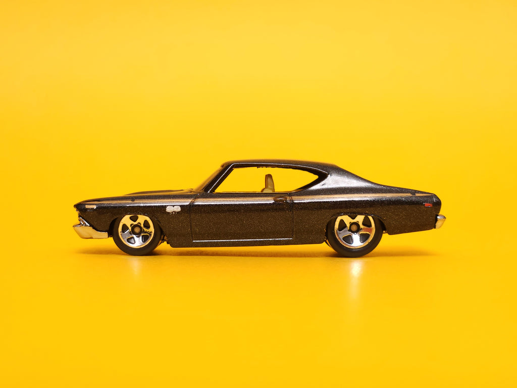 '69 Chevelle SS 396: Metalflake Black – 2008 Mattel Hot Wheels Basic 1st Edition