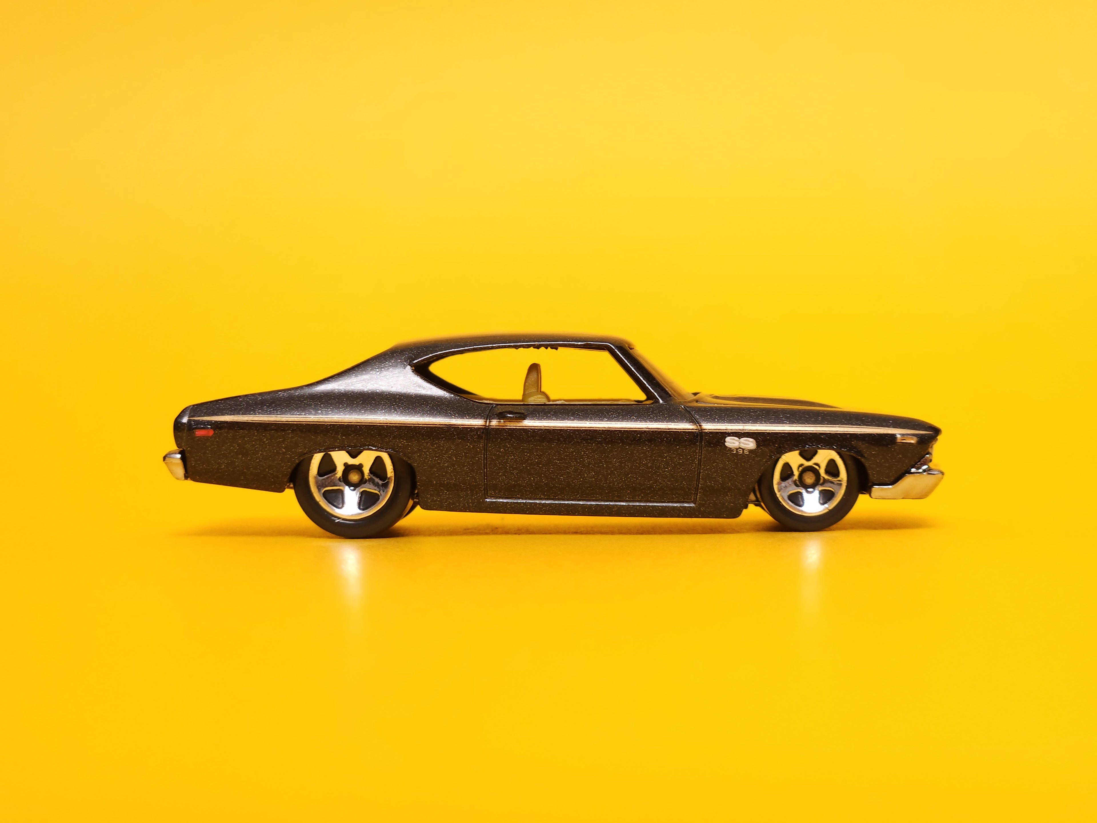 '69 Chevelle SS 396: Metalflake Black – 2008 Mattel Hot Wheels Basic 1st Edition