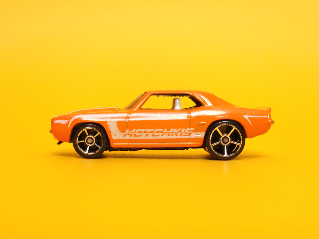 '69 Camaro: HOTCHKIS Orange – 2009 Mattel Hot Wheels Basic
