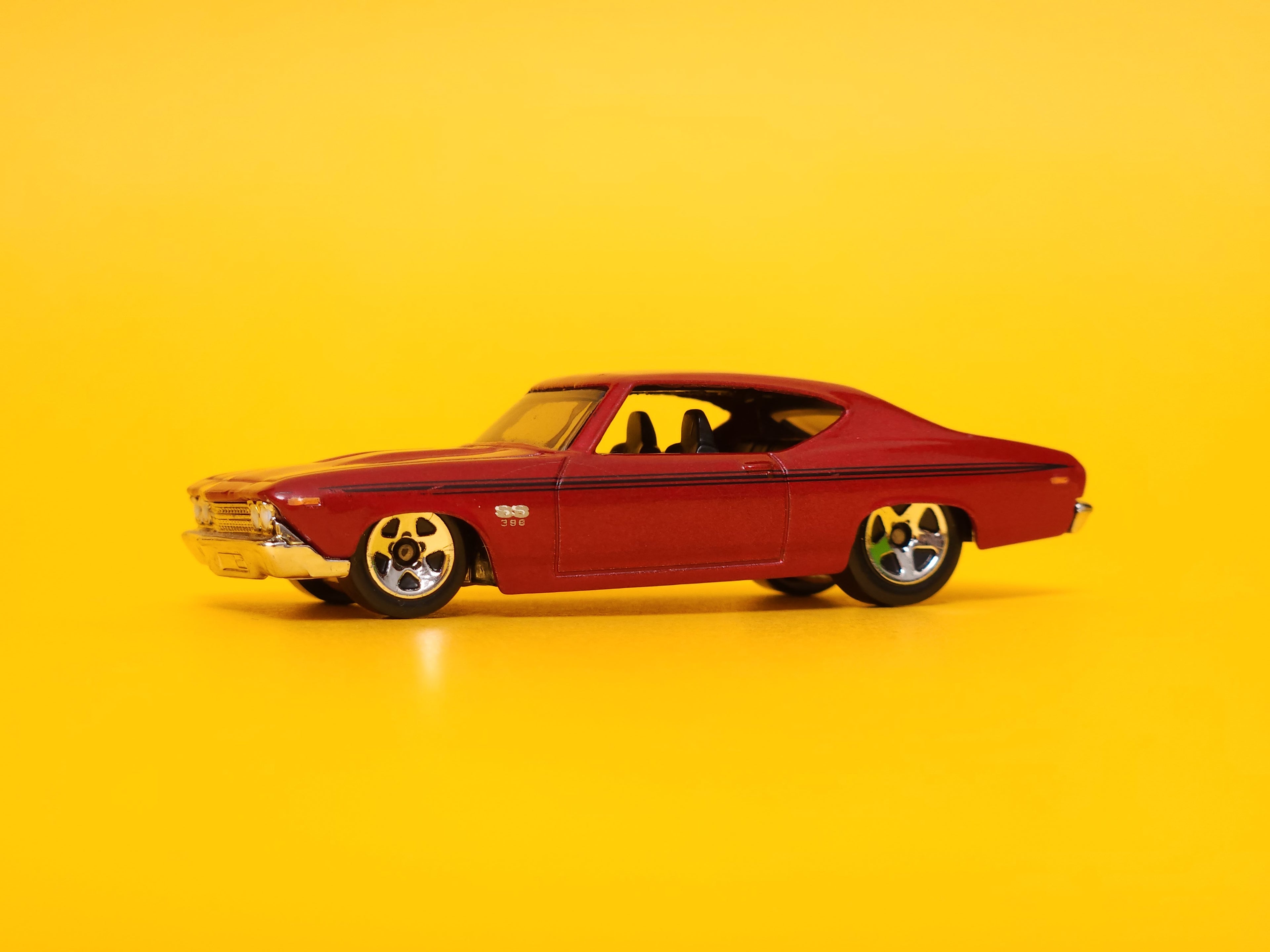 '69 Chevelle SS 396: Metalflake Dark Red – 2008 Mattel Hot Wheels Basic 1st Edition