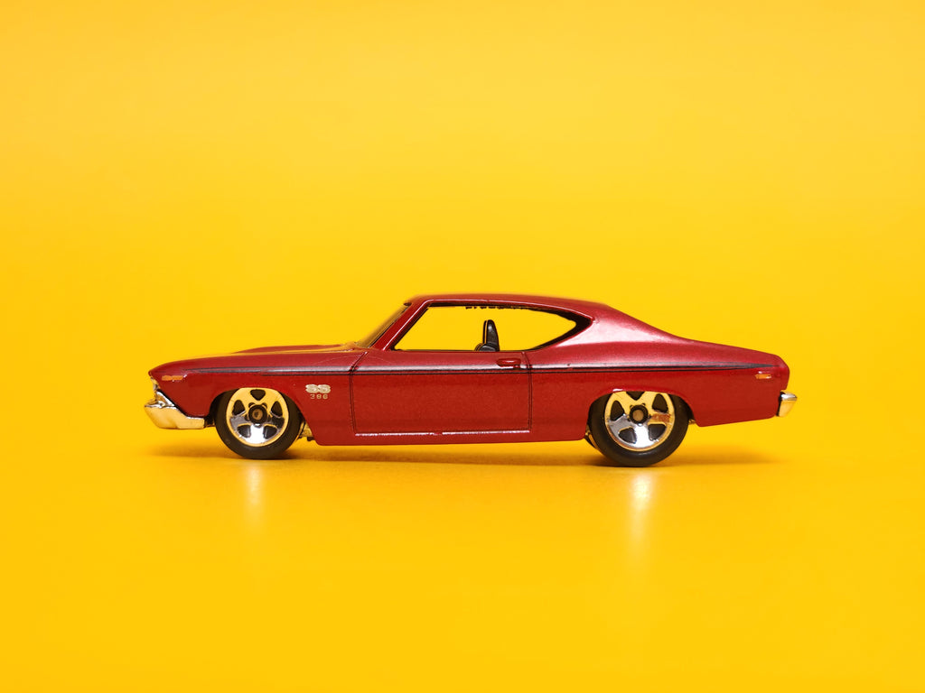 '69 Chevelle SS 396: Metalflake Dark Red – 2008 Mattel Hot Wheels Basic 1st Edition