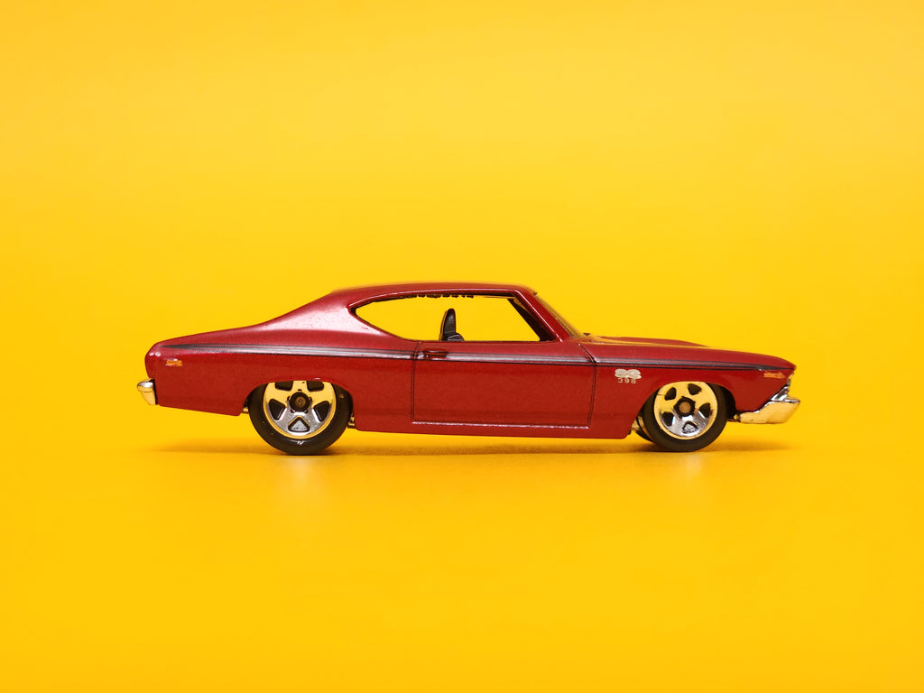 '69 Chevelle SS 396: Metalflake Dark Red – 2008 Mattel Hot Wheels Basic 1st Edition