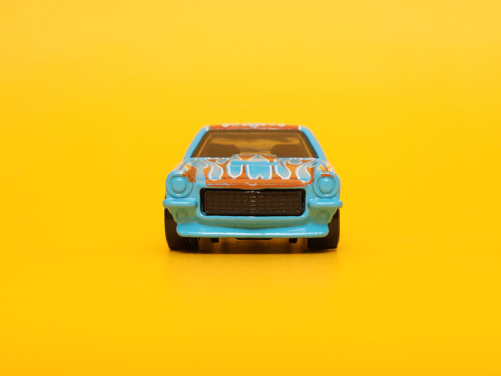 Custom V-8 Vega: Light Blue – 2014 Mattel Hot Wheels Basic