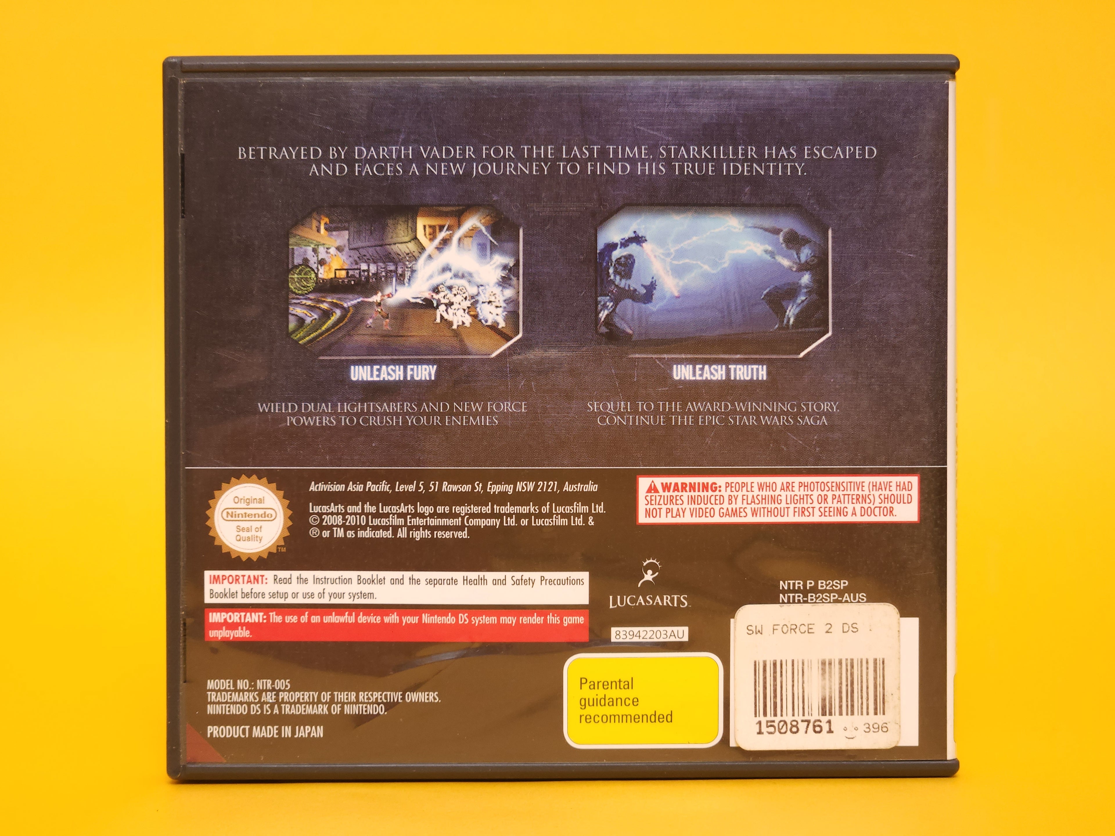 Star Wars: The Force Unleashed II – 2010 Nintendo DS